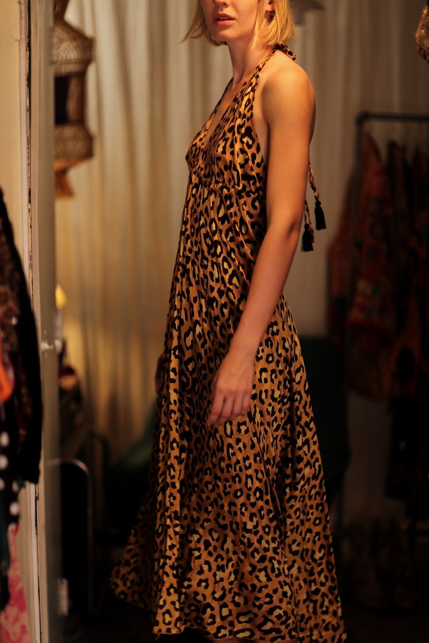 HANNAH SILK DRESS LEO - MOMO STUDIO BERLIN - Berlin Concept Store - sustainable & ethical fashion