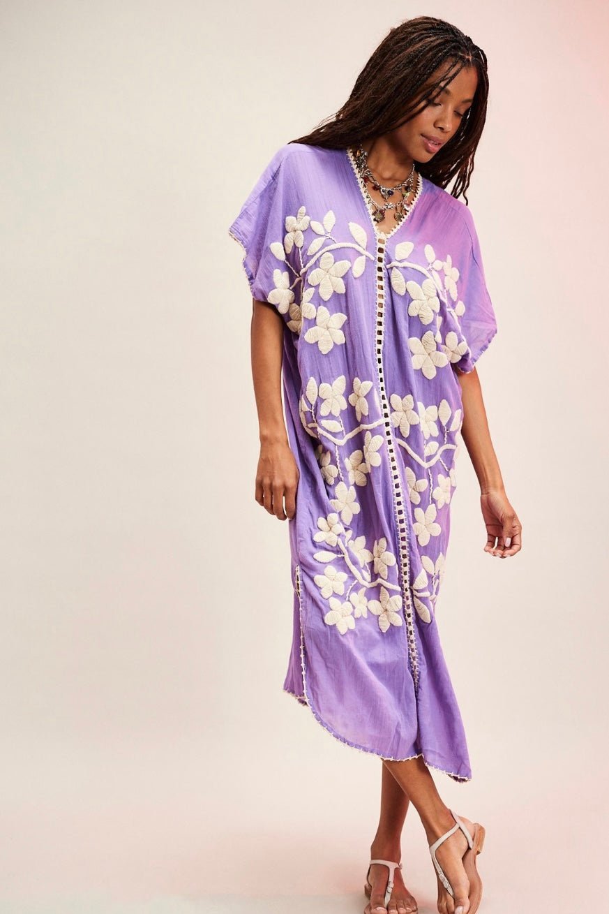 IBIZA EMBROIDERED KAFTAN - MOMO STUDIO BERLIN - Berlin Concept Store - sustainable & ethical fashion