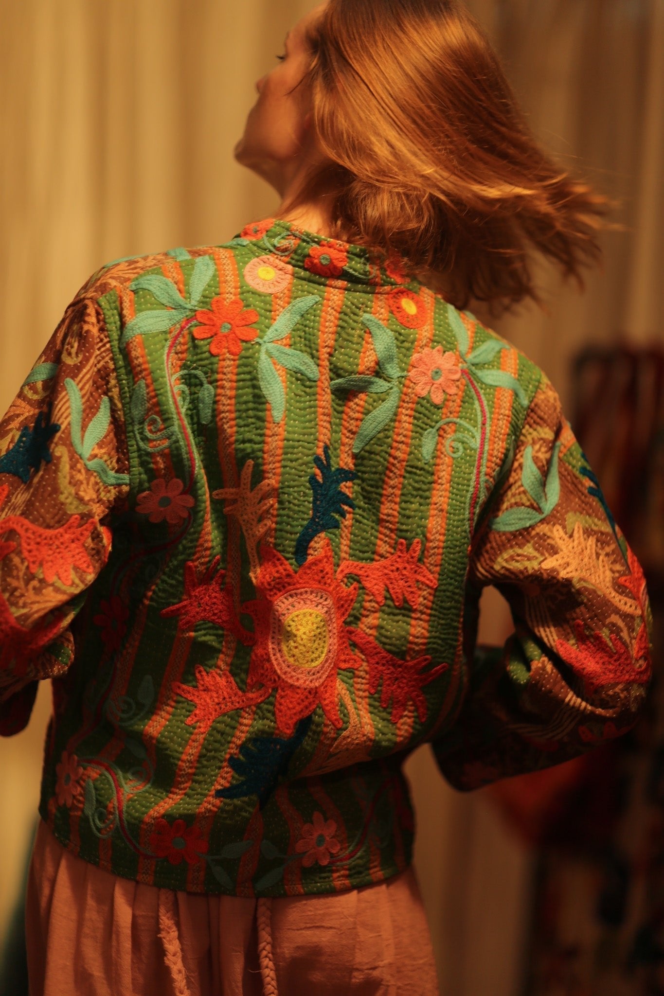 JACKET INGRID ALORA EMBROIDERED - MOMO STUDIO BERLIN - Berlin Concept Store - sustainable & ethical fashion