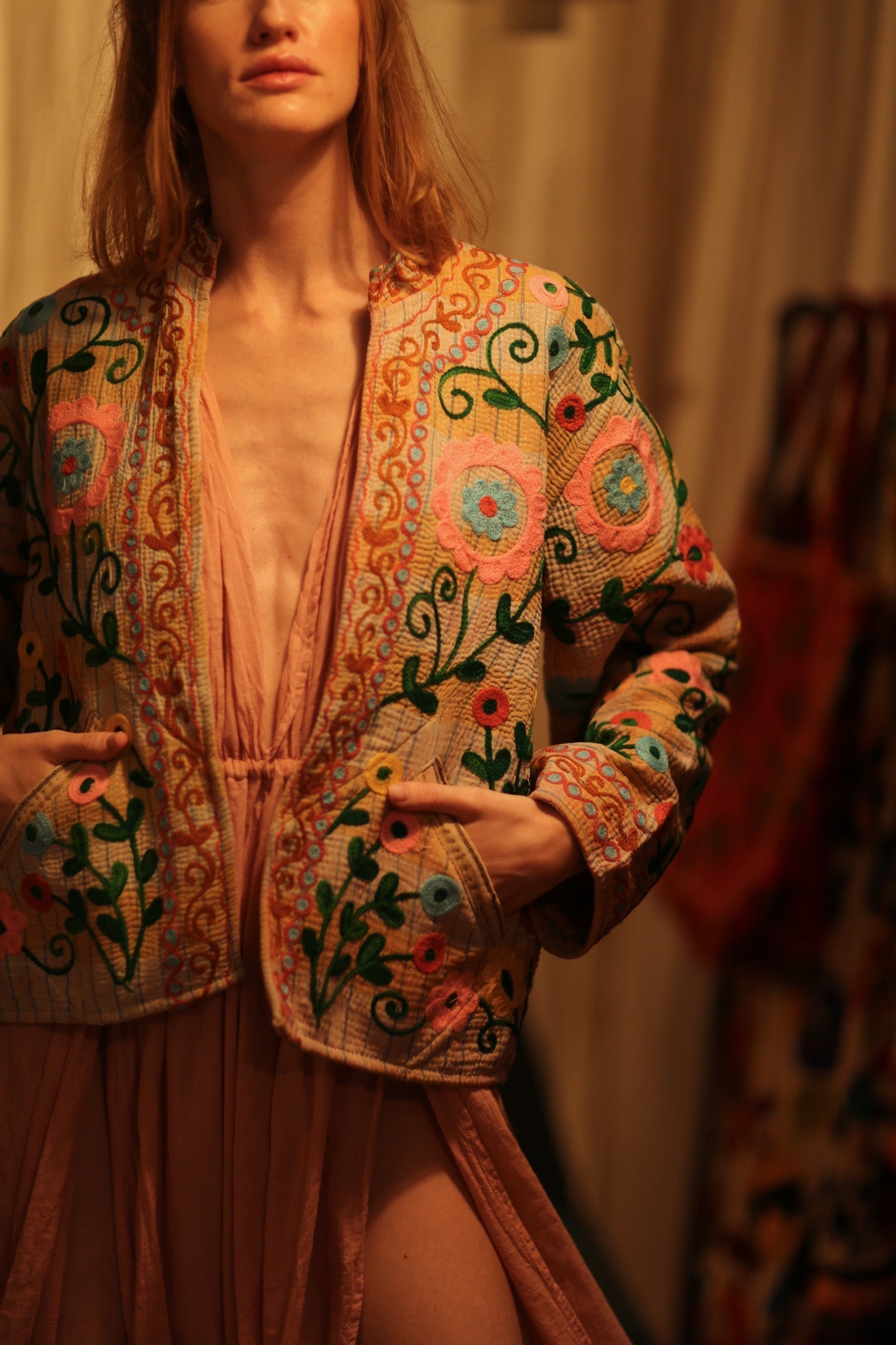 JACKET INGRID LILIAM EMBROIDERED - MOMO STUDIO BERLIN - Berlin Concept Store - sustainable & ethical fashion