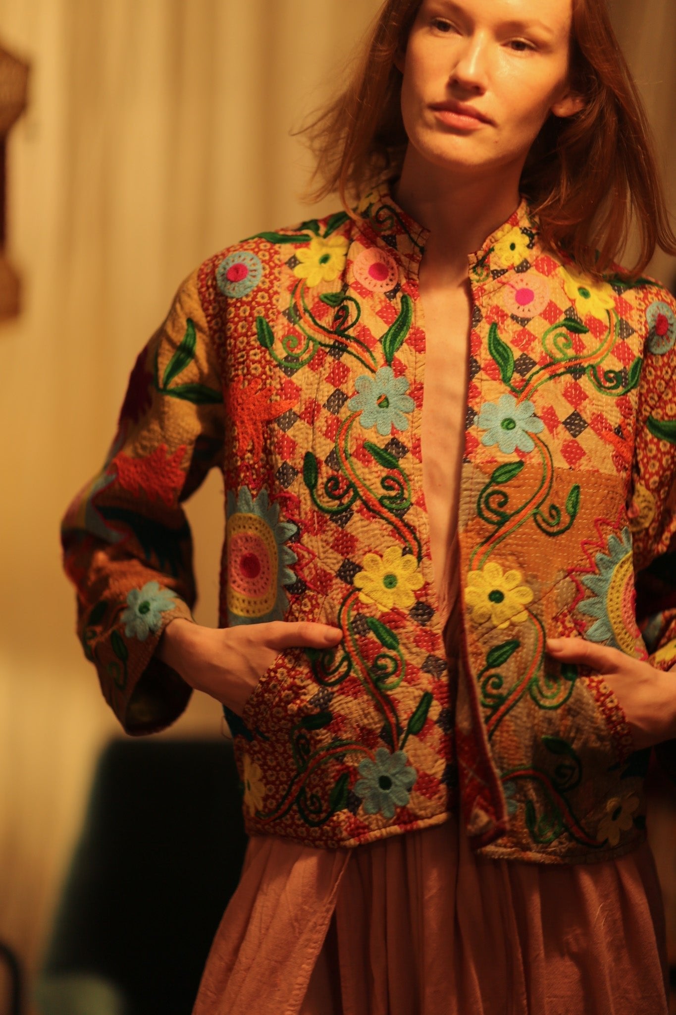 JACKET INGRID LOE EMBROIDERED - MOMO STUDIO BERLIN - Berlin Concept Store - sustainable & ethical fashion