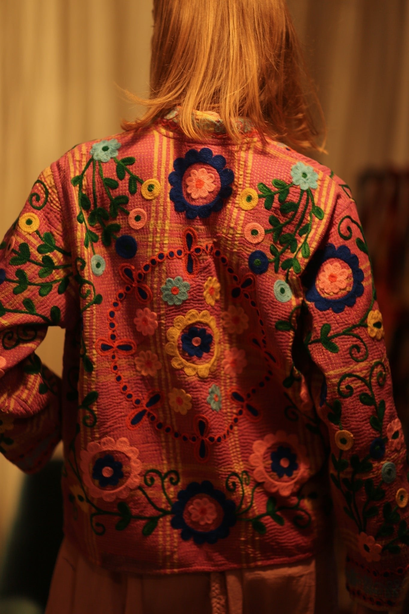 JACKET INGRID MARY PINK EMBROIDERED - MOMO STUDIO BERLIN - Berlin Concept Store - sustainable & ethical fashion