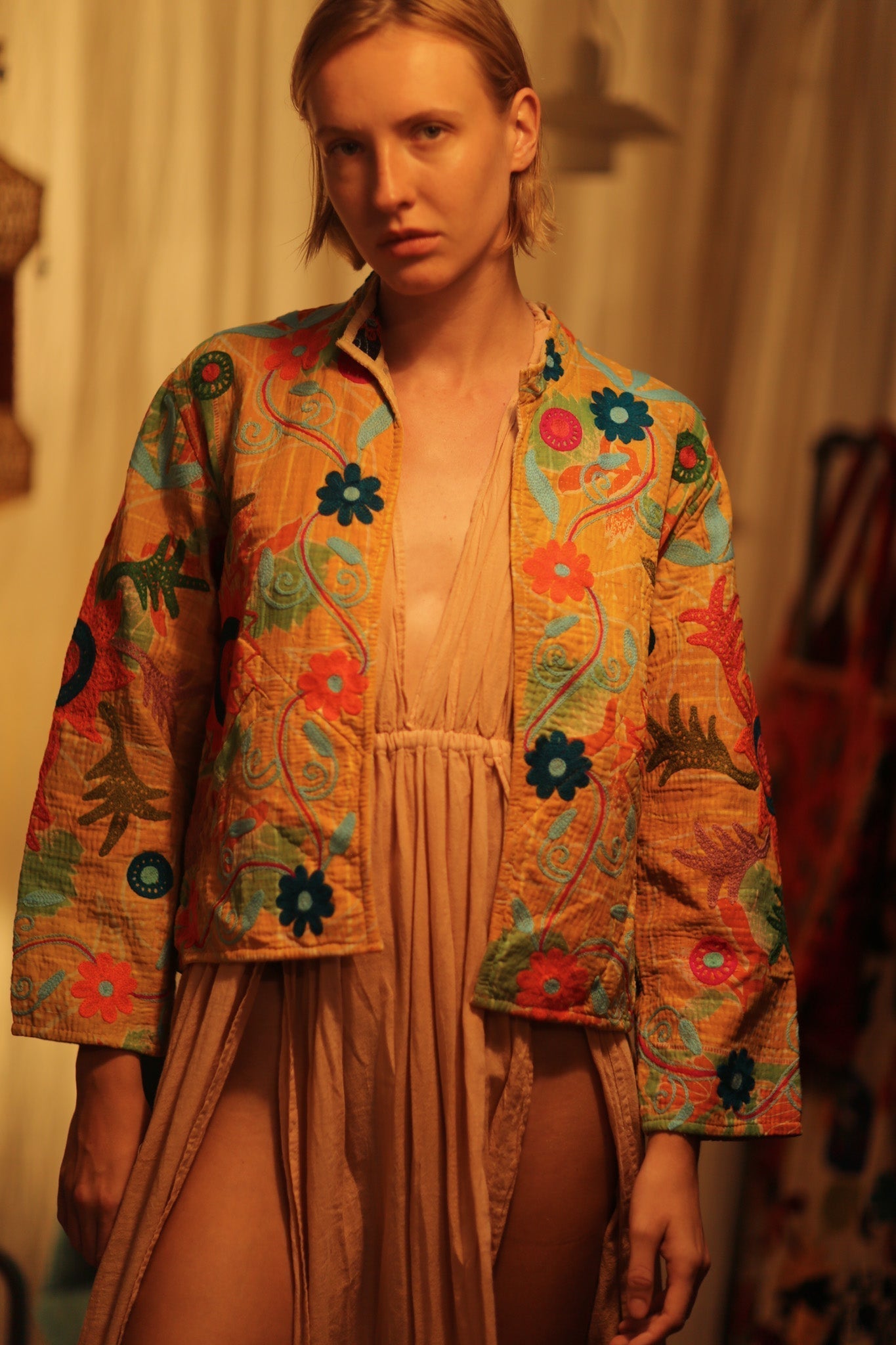 JACKET INGRID MICA EMBROIDERED - MOMO STUDIO BERLIN - Berlin Concept Store - sustainable & ethical fashion