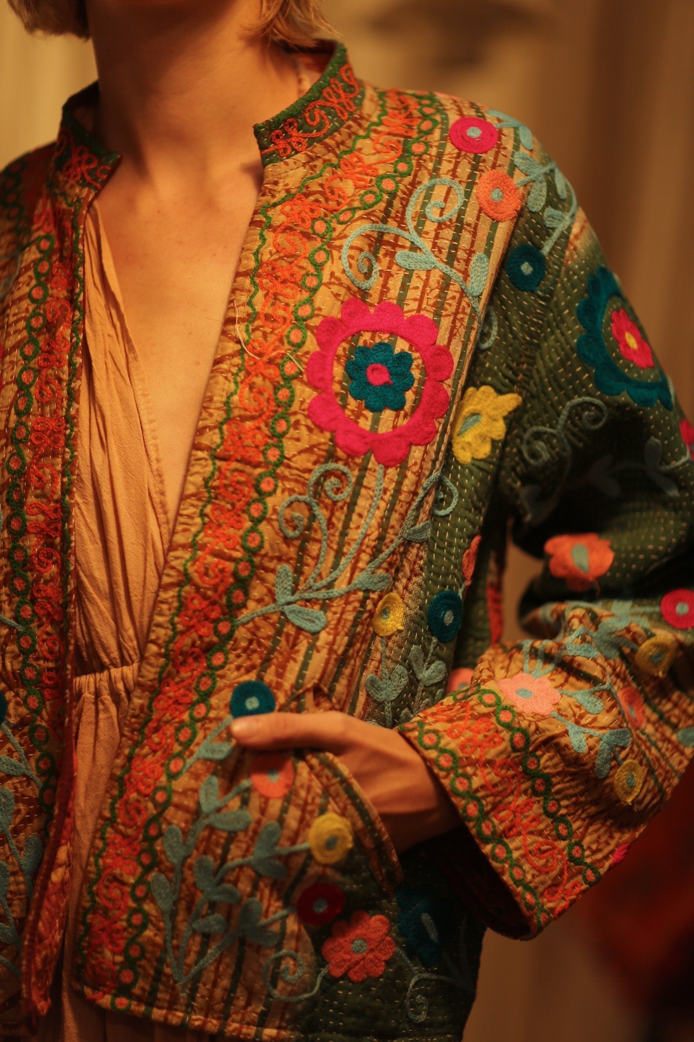 JACKET INGRID YONA EMBROIDERED - MOMO STUDIO BERLIN - Berlin Concept Store - sustainable & ethical fashion