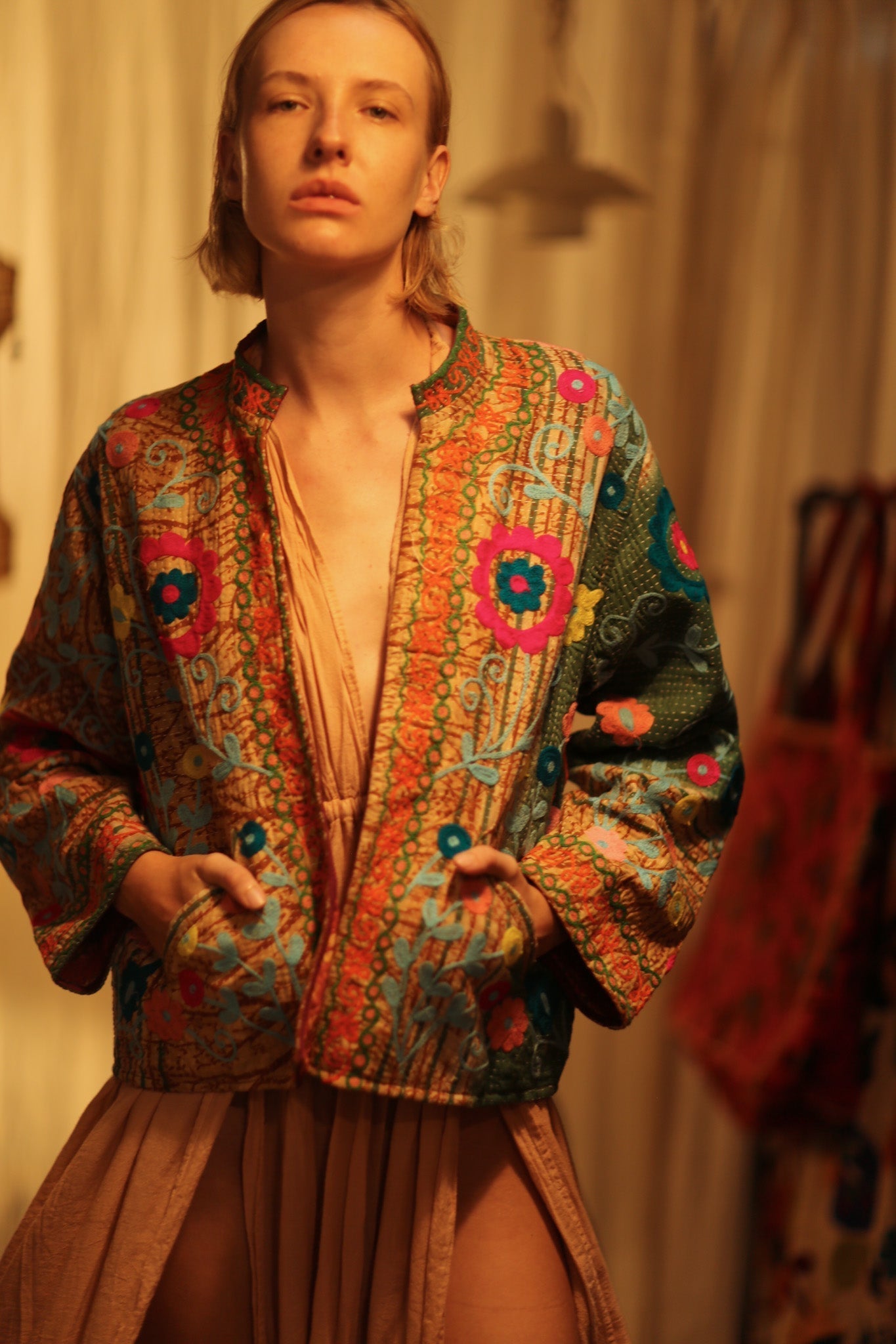 JACKET INGRID YONA EMBROIDERED - MOMO STUDIO BERLIN - Berlin Concept Store - sustainable & ethical fashion