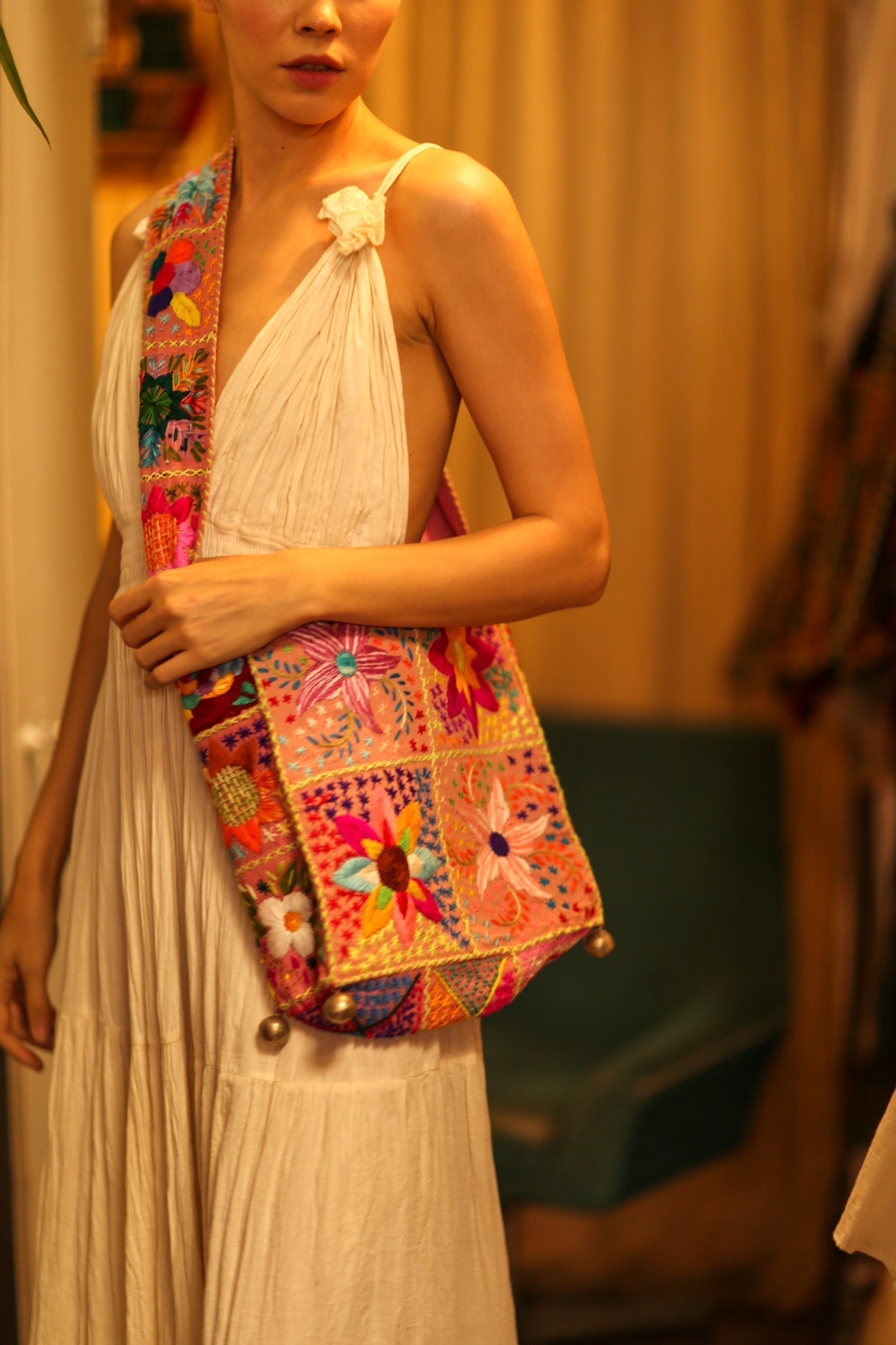 JAIDEE EMBROIDERED PATCHWORK BAG - MOMO STUDIO BERLIN - Berlin Concept Store - sustainable & ethical fashion