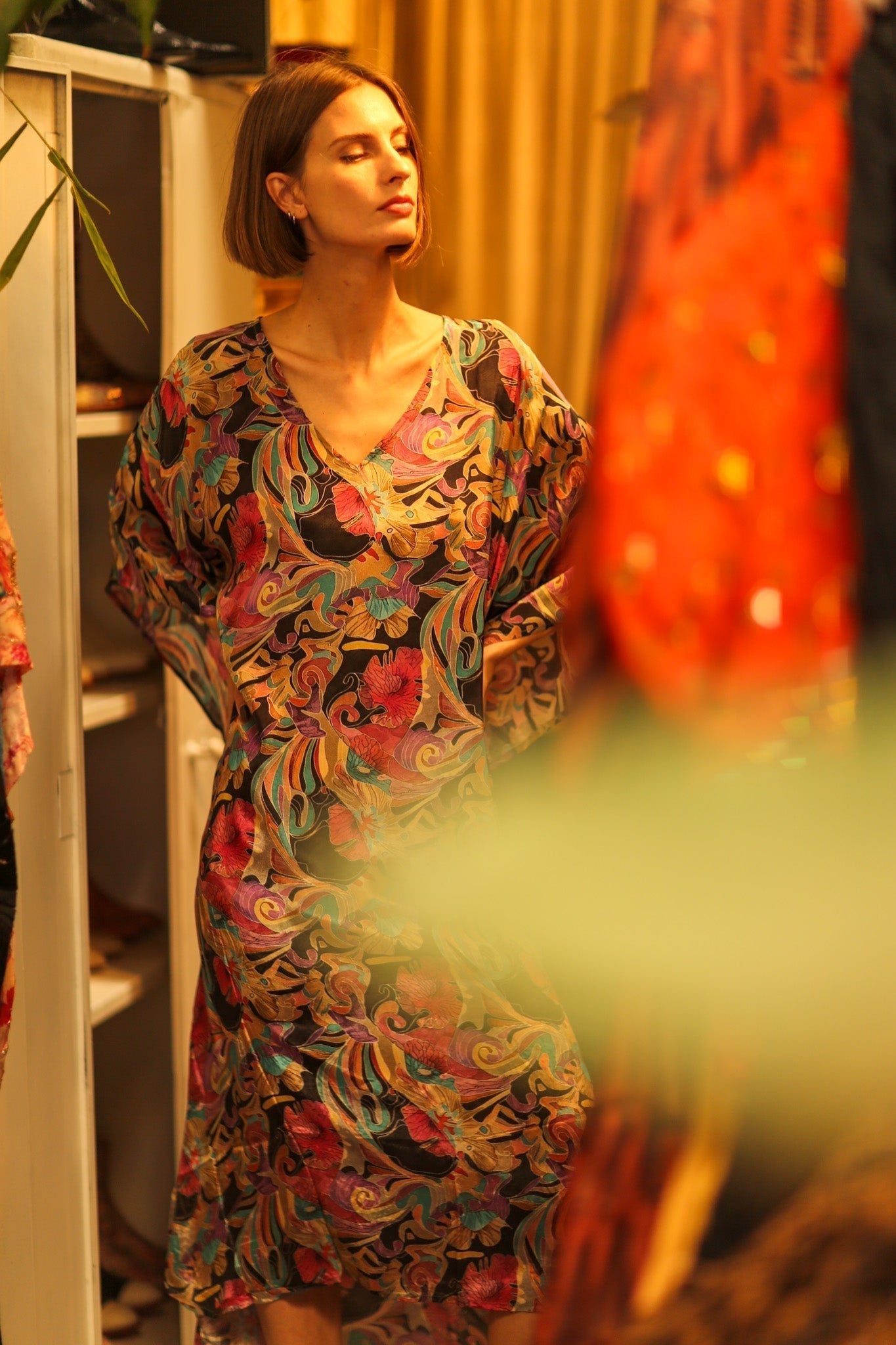KAFTAN DRESS JEANNE - MOMO STUDIO BERLIN - Berlin Concept Store - sustainable & ethical fashion
