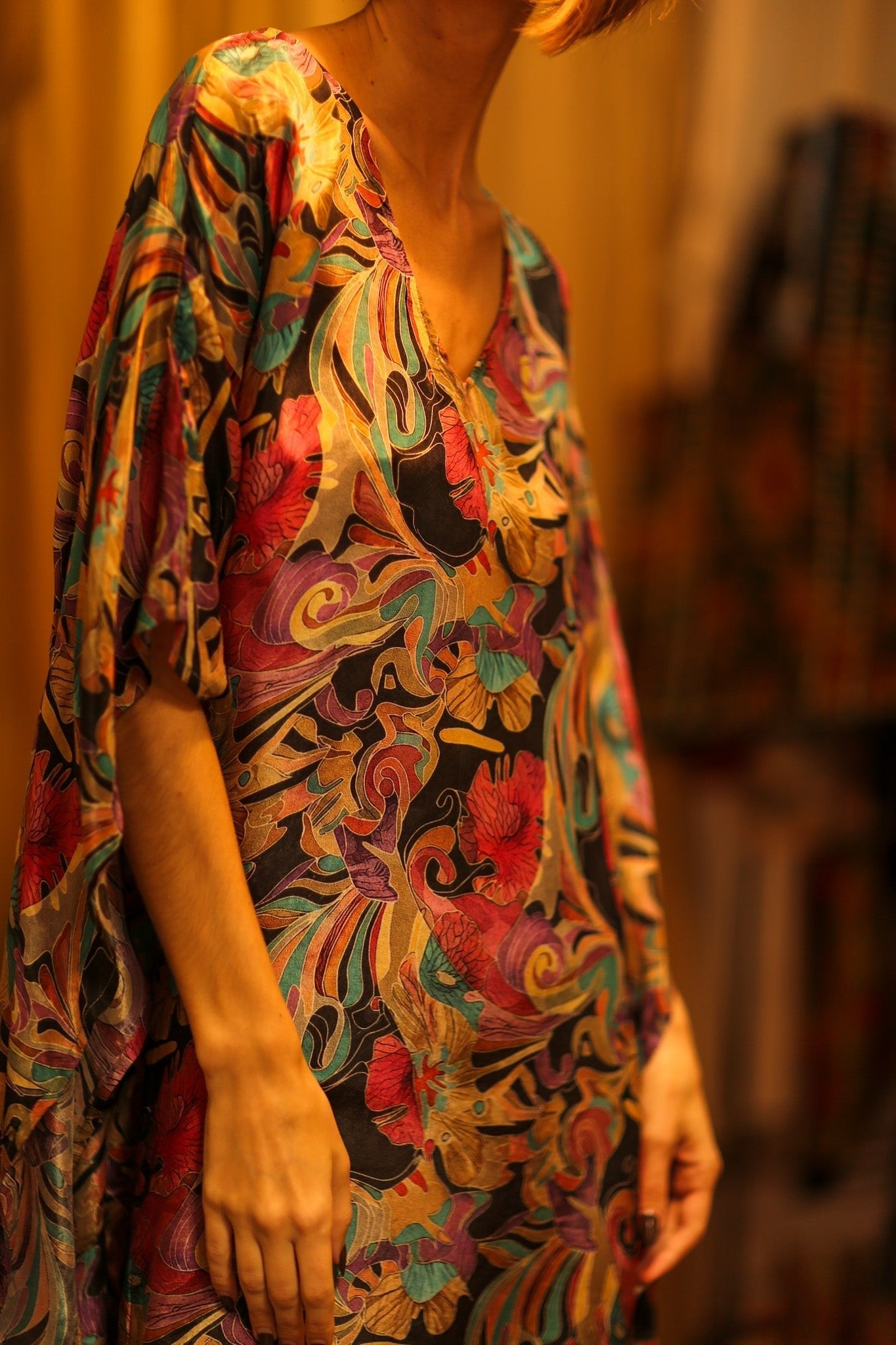 KAFTAN DRESS JEANNE - MOMO STUDIO BERLIN - Berlin Concept Store - sustainable & ethical fashion