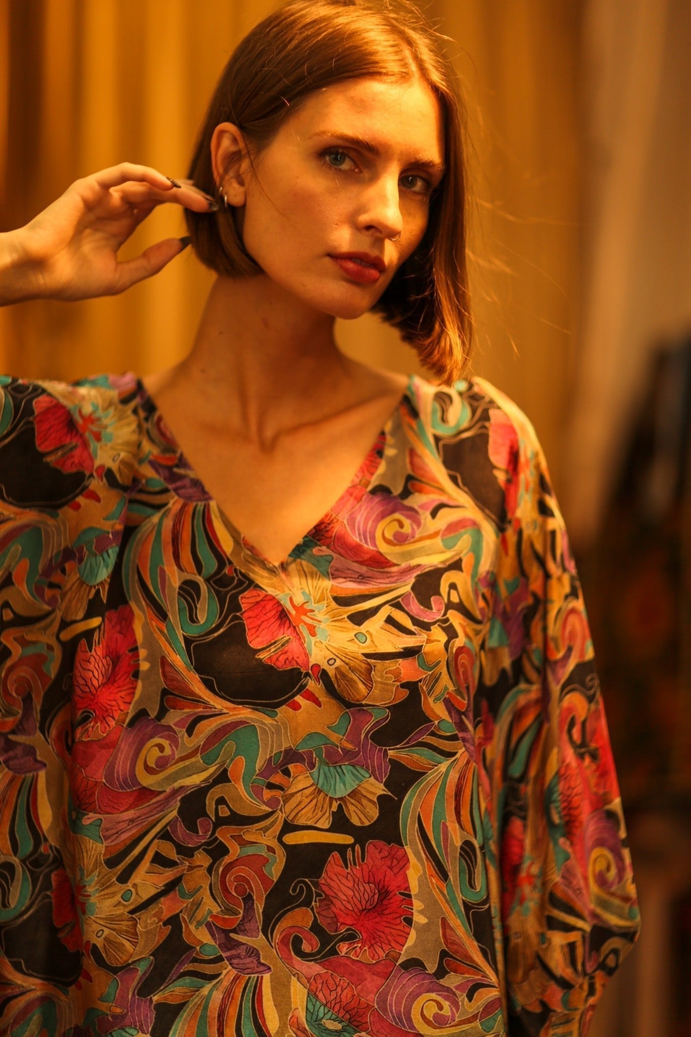 KAFTAN DRESS JEANNE - MOMO STUDIO BERLIN - Berlin Concept Store - sustainable & ethical fashion