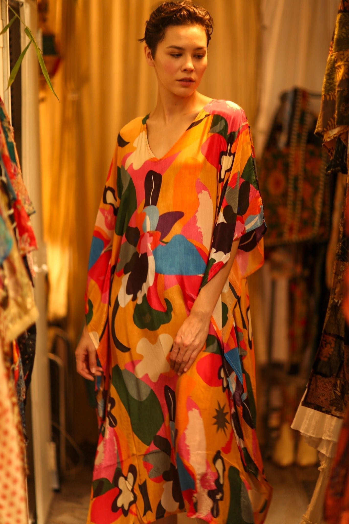 KAFTAN DRESS WERUSHKA - MOMO STUDIO BERLIN - Berlin Concept Store - sustainable & ethical fashion
