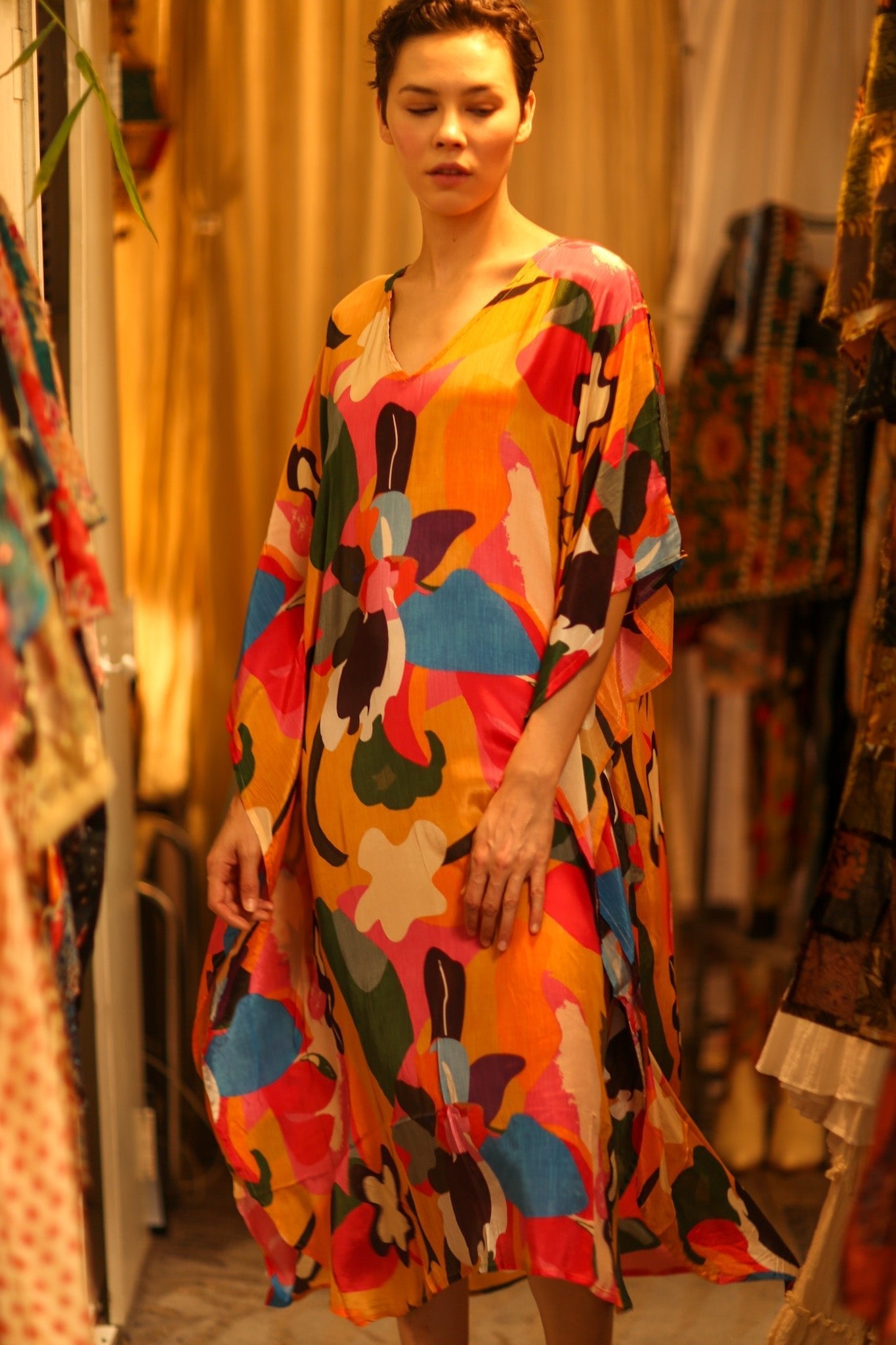 KAFTAN DRESS WERUSHKA - MOMO STUDIO BERLIN - Berlin Concept Store - sustainable & ethical fashion