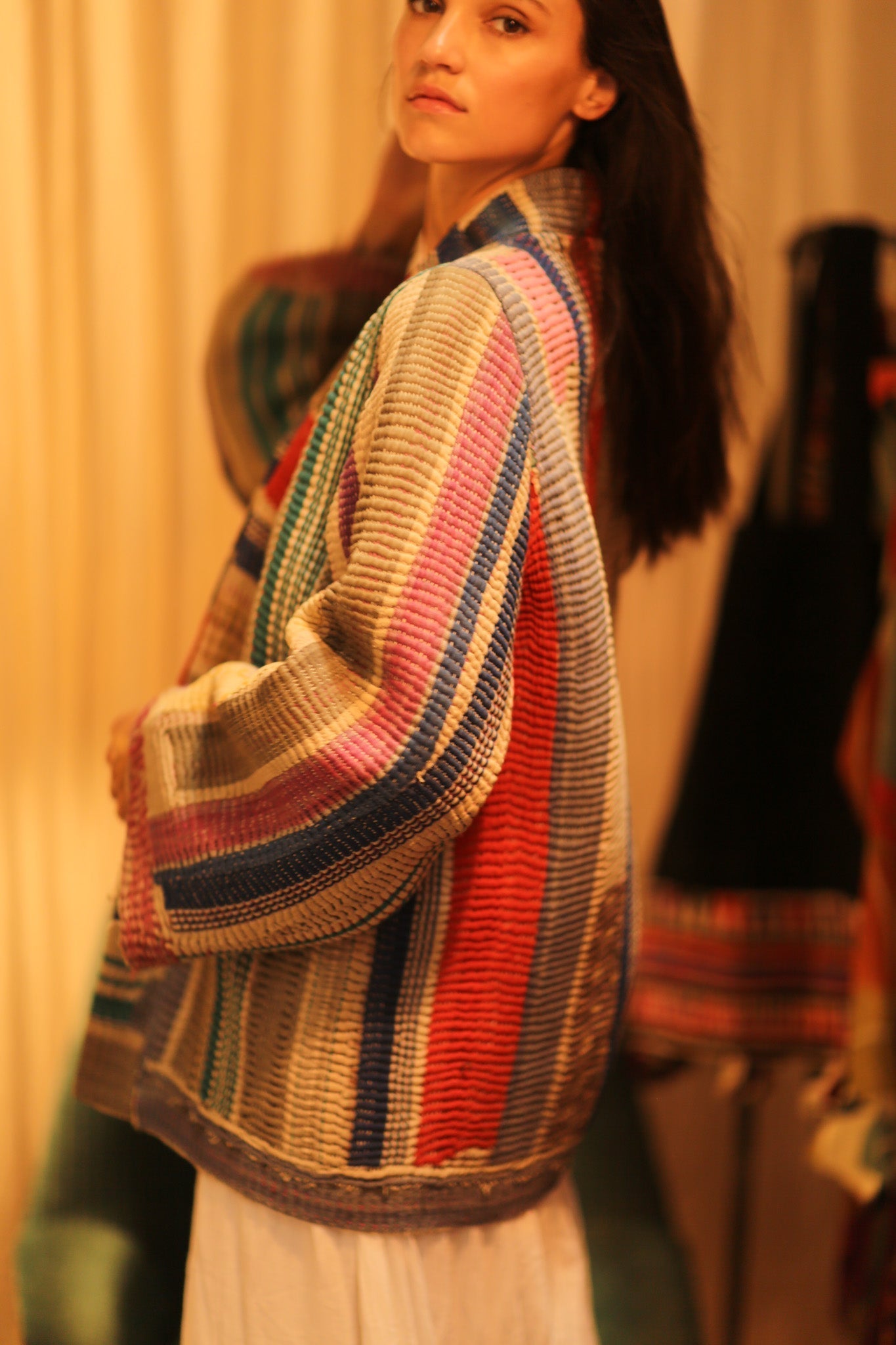 KANTHA ARTIST KIMONO LANA - MOMO STUDIO BERLIN - Berlin Concept Store - sustainable & ethical fashion