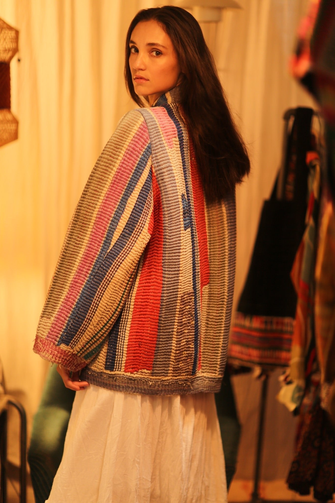 KANTHA ARTIST KIMONO LANA - MOMO STUDIO BERLIN - Berlin Concept Store - sustainable & ethical fashion