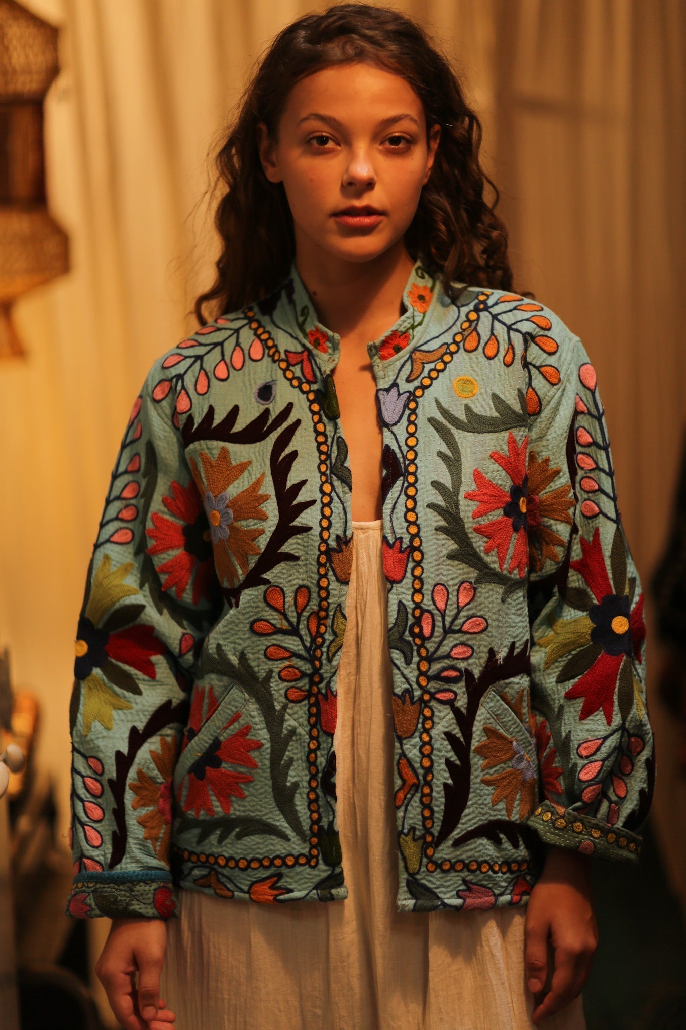 KANTHA EMBROIDERED JACKET ANTONA - MOMO STUDIO BERLIN - Berlin Concept Store - sustainable & ethical fashion