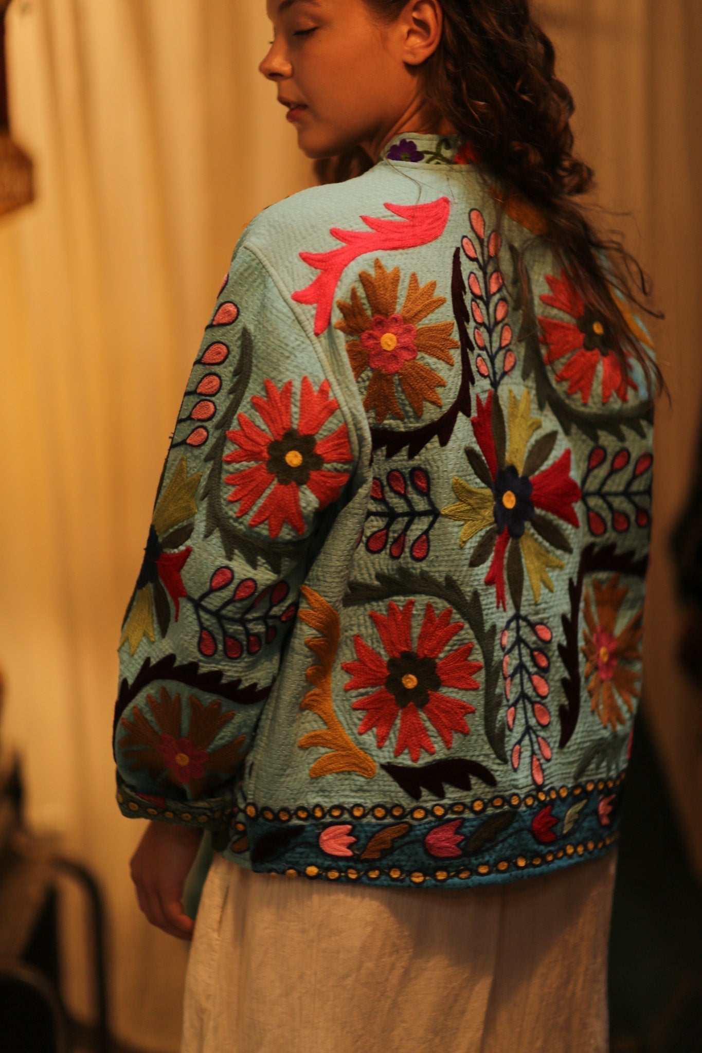 KANTHA EMBROIDERED JACKET ANTONA - MOMO STUDIO BERLIN - Berlin Concept Store - sustainable & ethical fashion