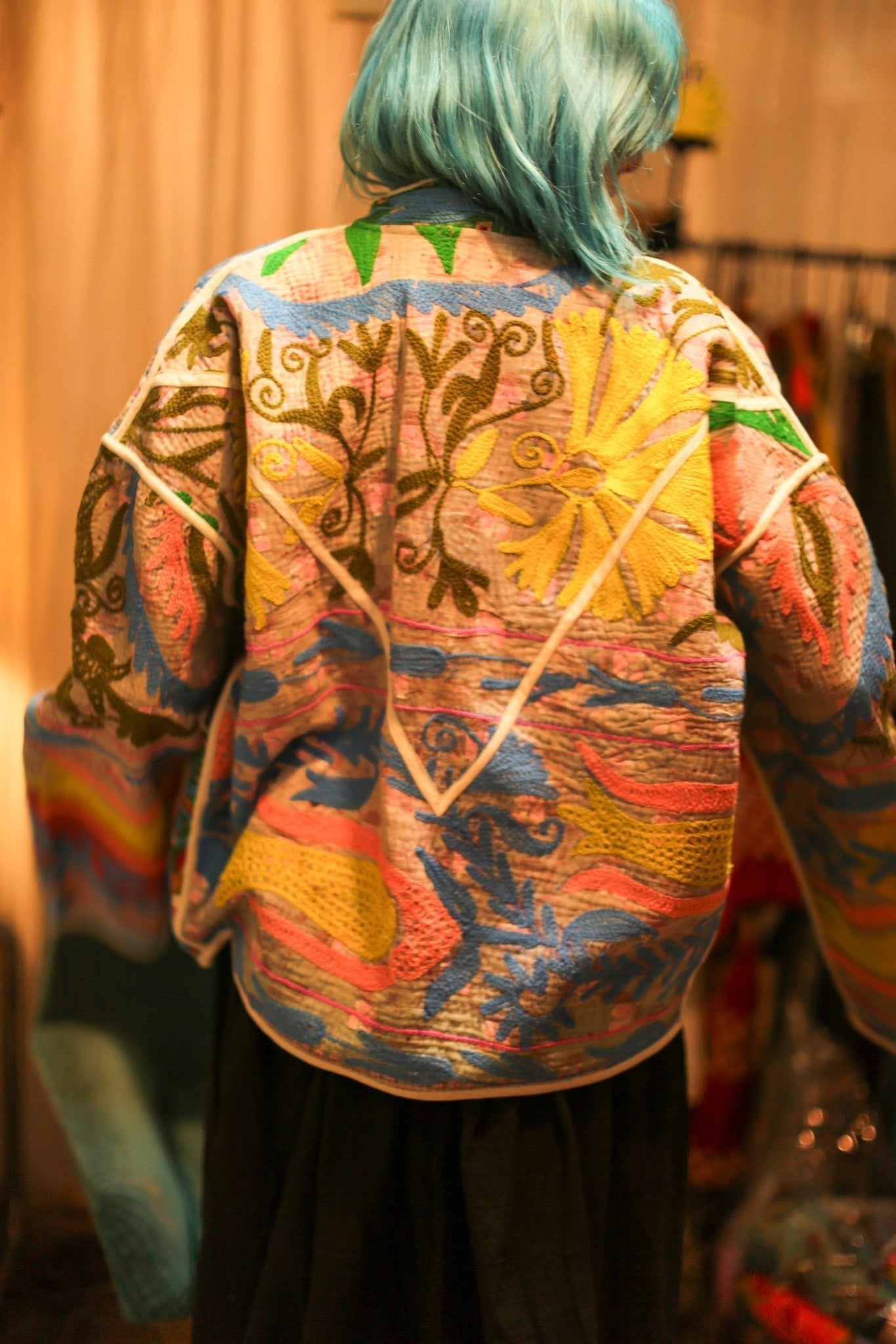 KANTHA EMBROIDERED JACKET ELA - MOMO STUDIO BERLIN - Berlin Concept Store - sustainable & ethical fashion