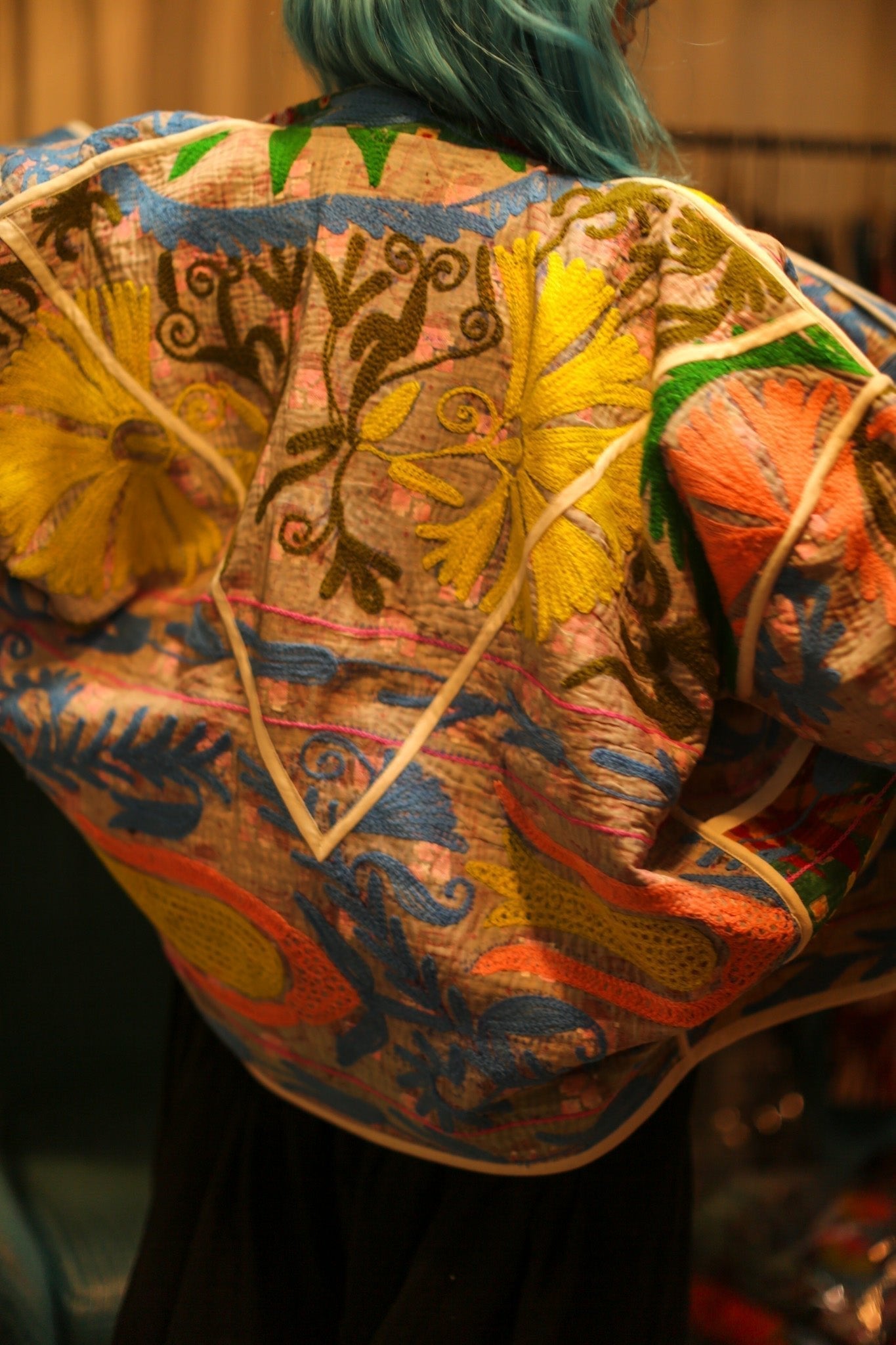 KANTHA EMBROIDERED JACKET ELA - MOMO STUDIO BERLIN - Berlin Concept Store - sustainable & ethical fashion