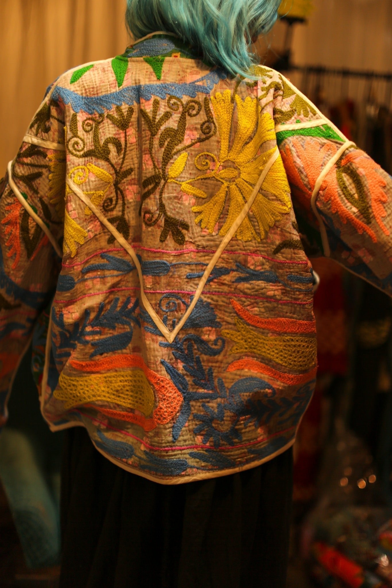 KANTHA EMBROIDERED JACKET ELA - MOMO STUDIO BERLIN - Berlin Concept Store - sustainable & ethical fashion
