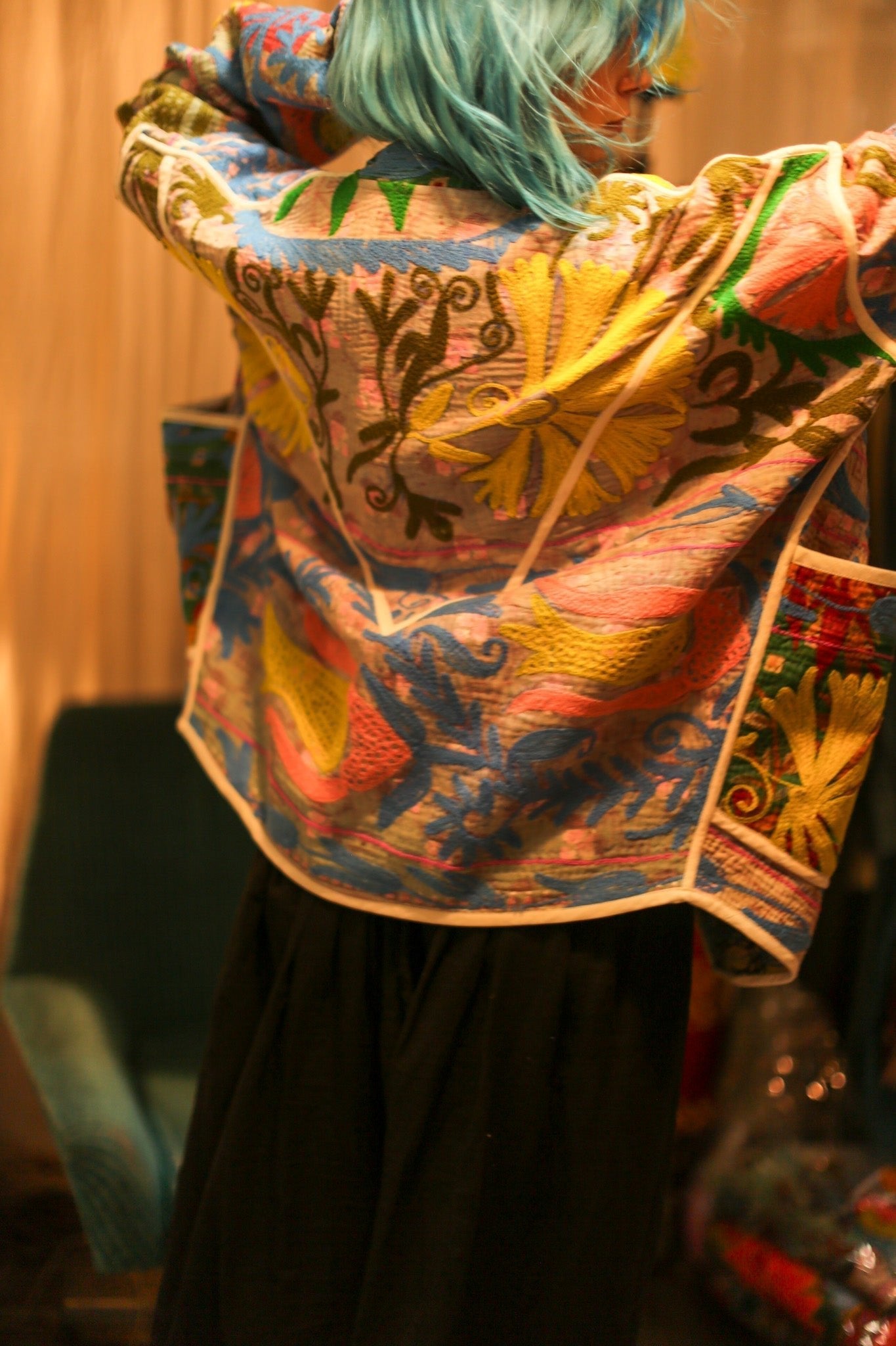 KANTHA EMBROIDERED JACKET ELA - MOMO STUDIO BERLIN - Berlin Concept Store - sustainable & ethical fashion