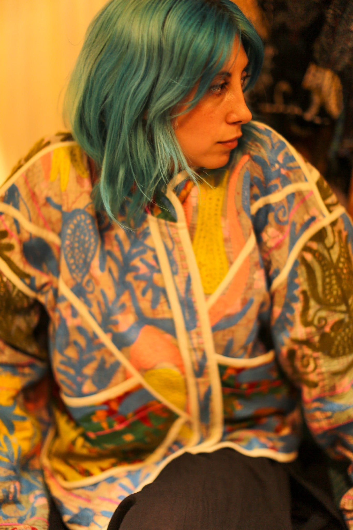 KANTHA EMBROIDERED JACKET ELA - MOMO STUDIO BERLIN - Berlin Concept Store - sustainable & ethical fashion