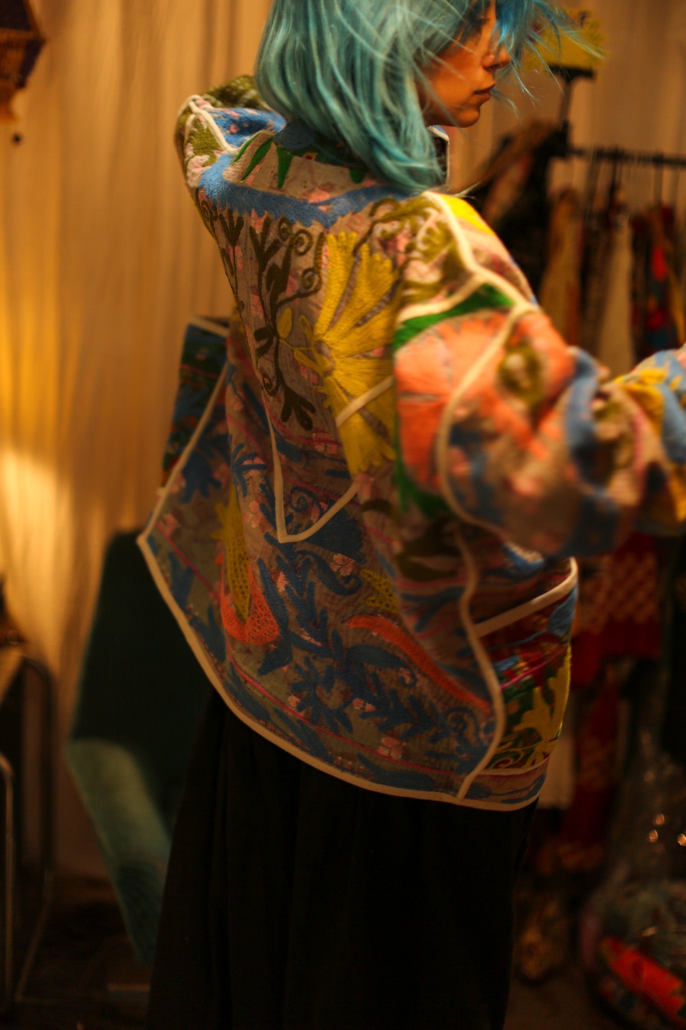 KANTHA EMBROIDERED JACKET ELA - MOMO STUDIO BERLIN - Berlin Concept Store - sustainable & ethical fashion