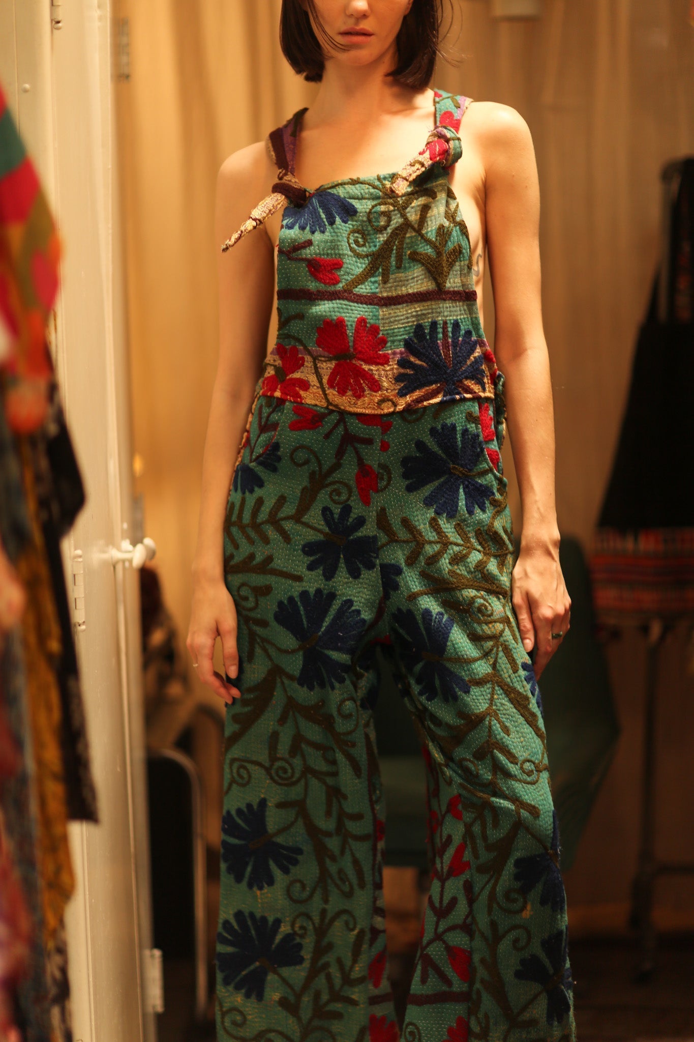 KANTHA EMBROIDERED JUMPSUIT ALEX - MOMO STUDIO BERLIN - Berlin Concept Store - sustainable & ethical fashion