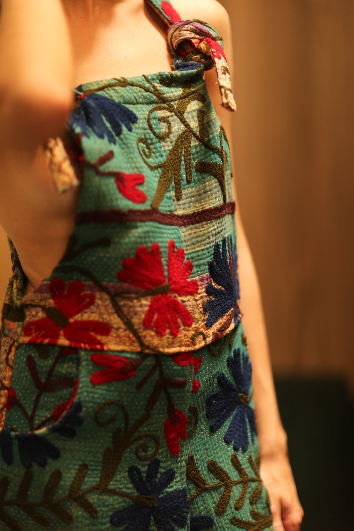 KANTHA EMBROIDERED JUMPSUIT ALEX - MOMO STUDIO BERLIN - Berlin Concept Store - sustainable & ethical fashion
