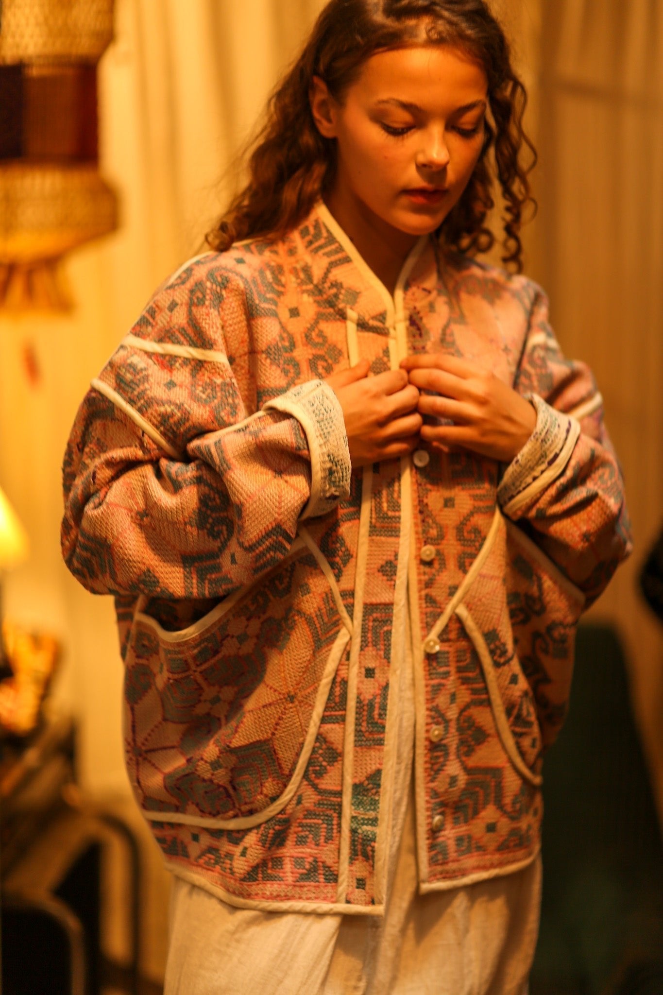 KANTHA JACKET PINK KANDA - MOMO STUDIO BERLIN - Berlin Concept Store - sustainable & ethical fashion