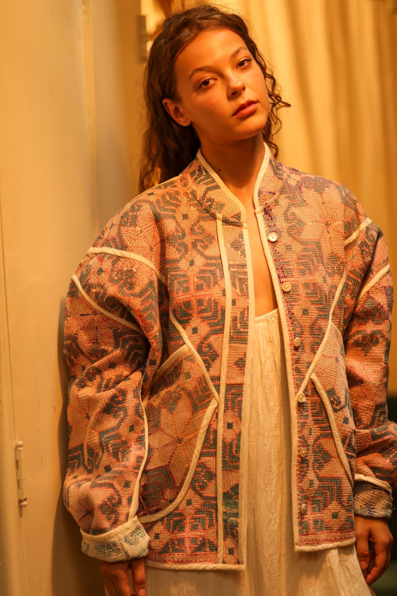 KANTHA JACKET PINK KANDA - MOMO STUDIO BERLIN - Berlin Concept Store - sustainable & ethical fashion