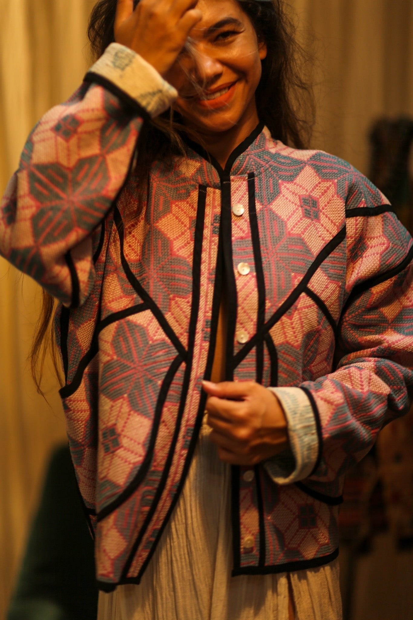 KANTHA JACKET RUBY - MOMO STUDIO BERLIN - Berlin Concept Store - sustainable & ethical fashion