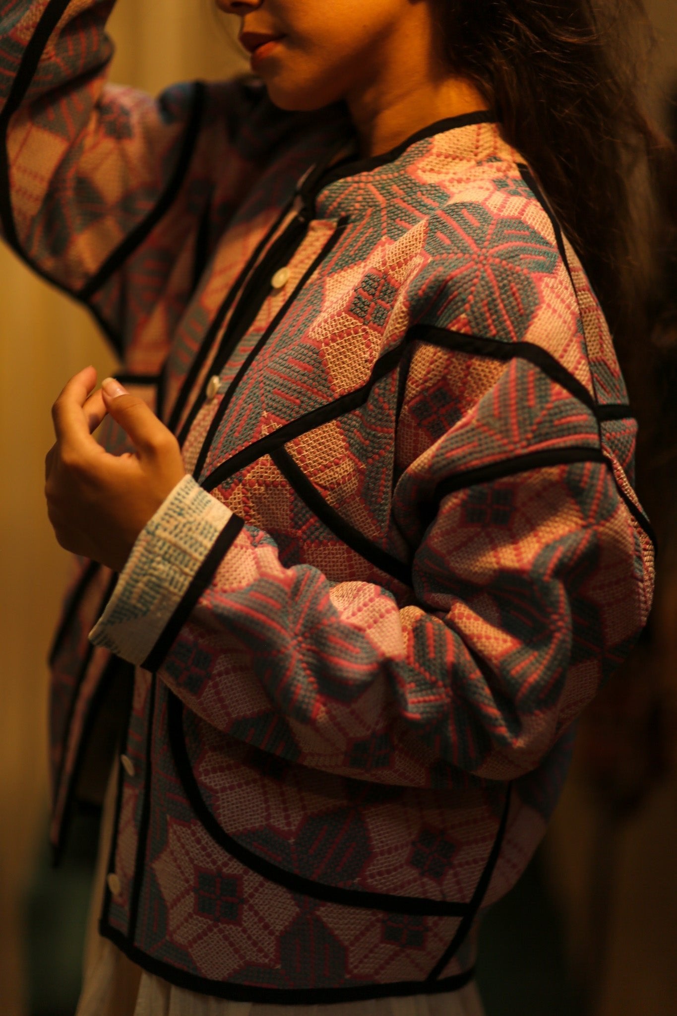 KANTHA JACKET RUBY - MOMO STUDIO BERLIN - Berlin Concept Store - sustainable & ethical fashion