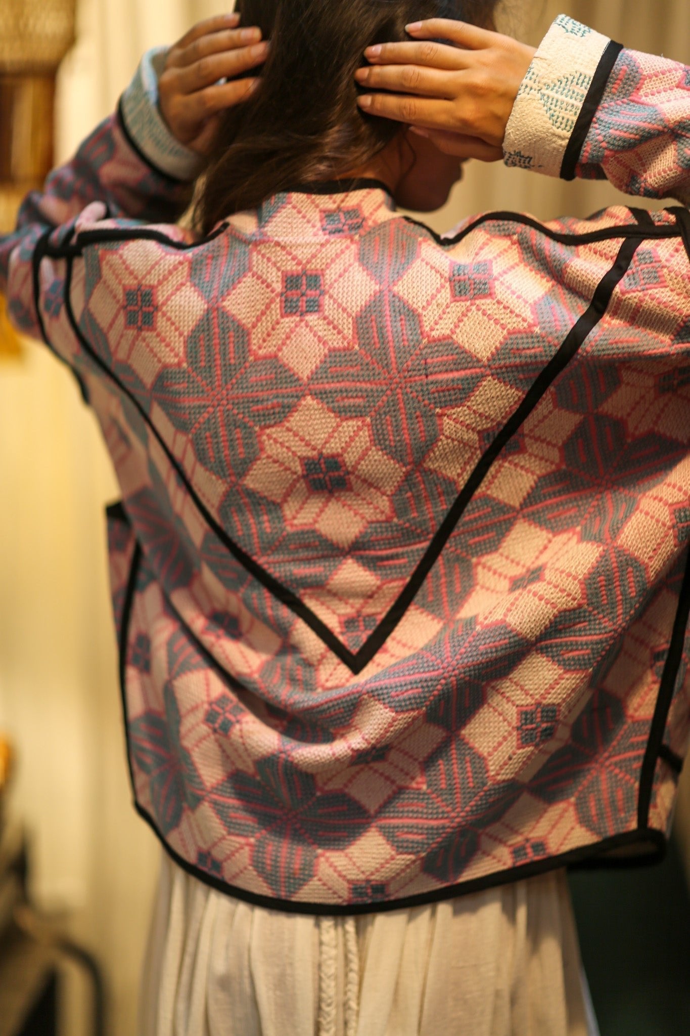 KANTHA JACKET RUBY - MOMO STUDIO BERLIN - Berlin Concept Store - sustainable & ethical fashion