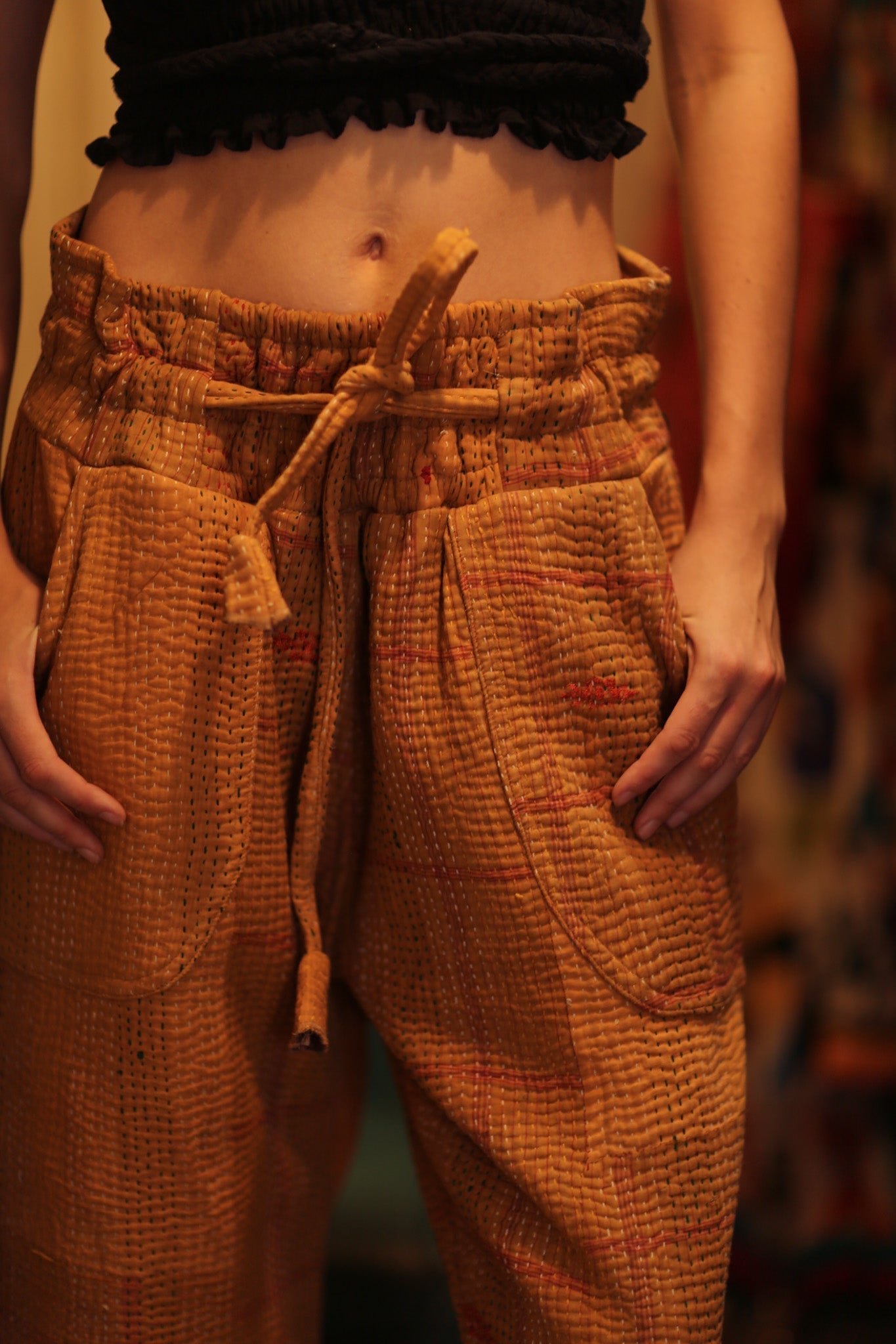KANTHA PANTS LENA - MOMO STUDIO BERLIN - Berlin Concept Store - sustainable & ethical fashion