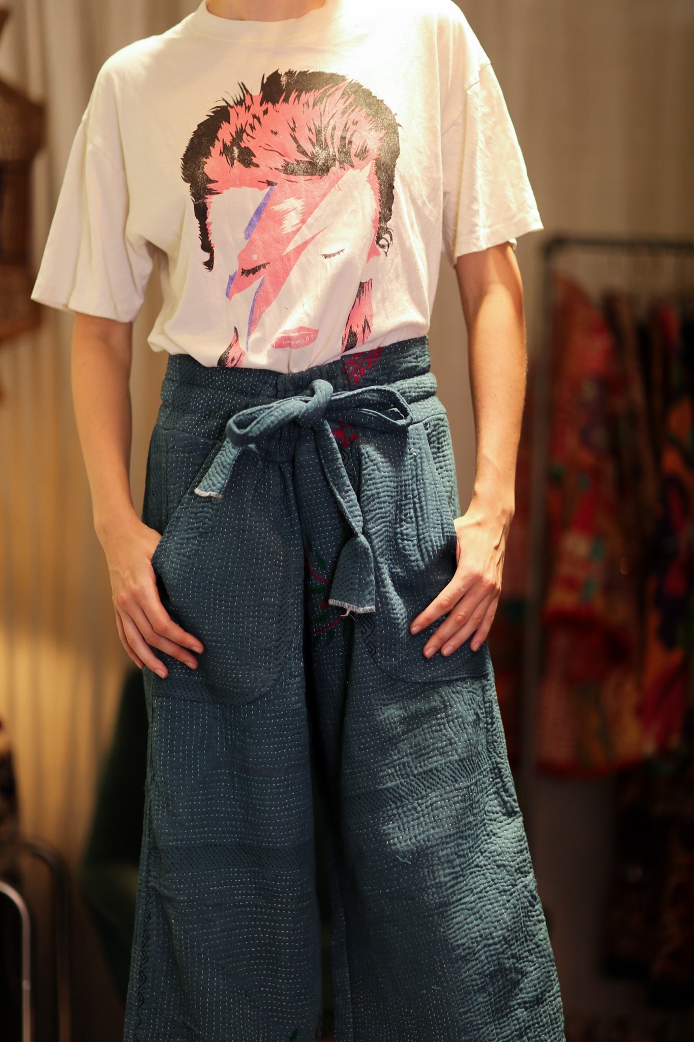 KANTHA TROUSERS LENA HARRODS - MOMO STUDIO BERLIN - Berlin Concept Store - sustainable & ethical fashion