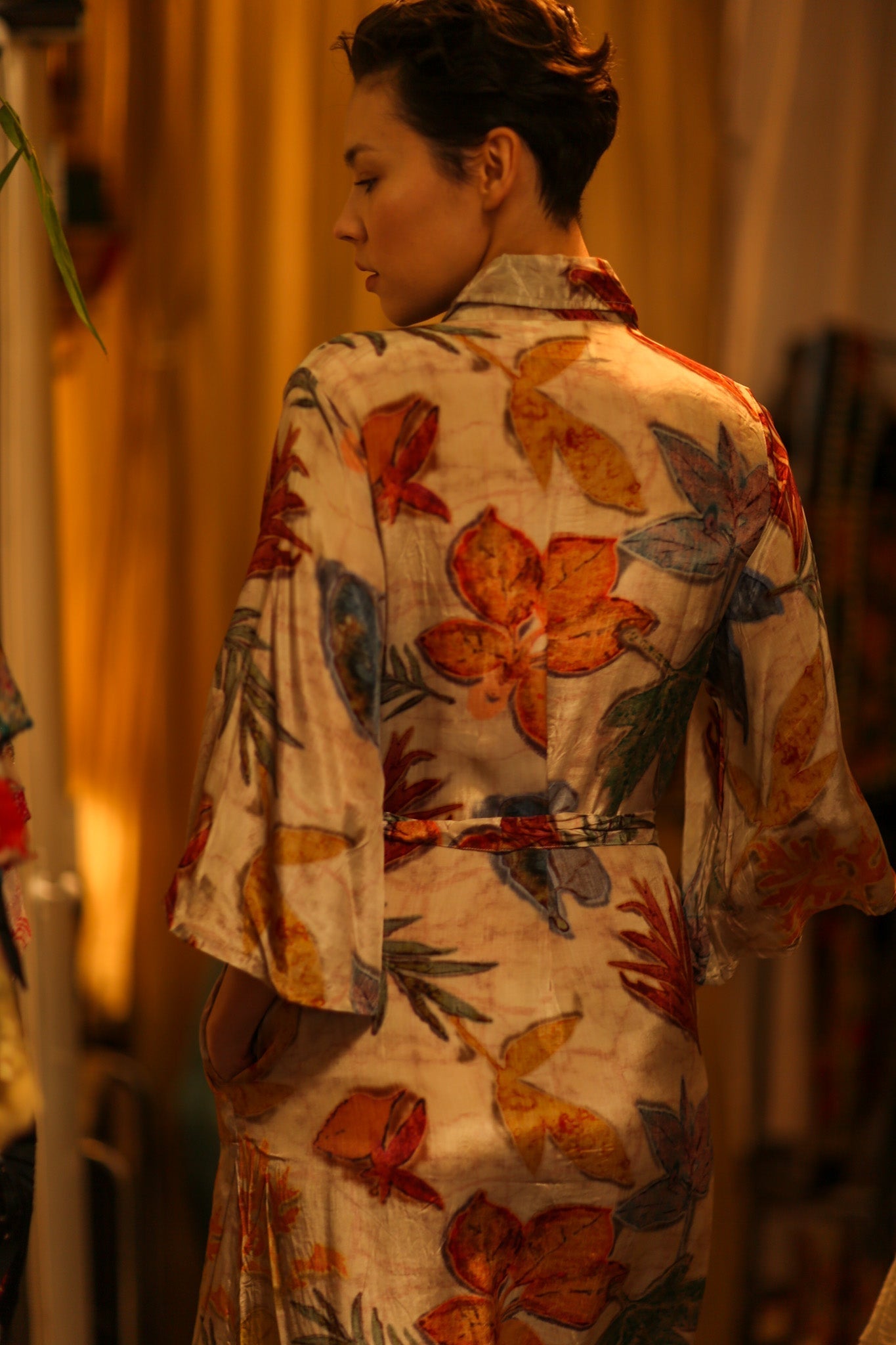 LEAF PRINTED BOTTOM DRESS - MOMO STUDIO BERLIN - Berlin Concept Store - sustainable & ethical fashion