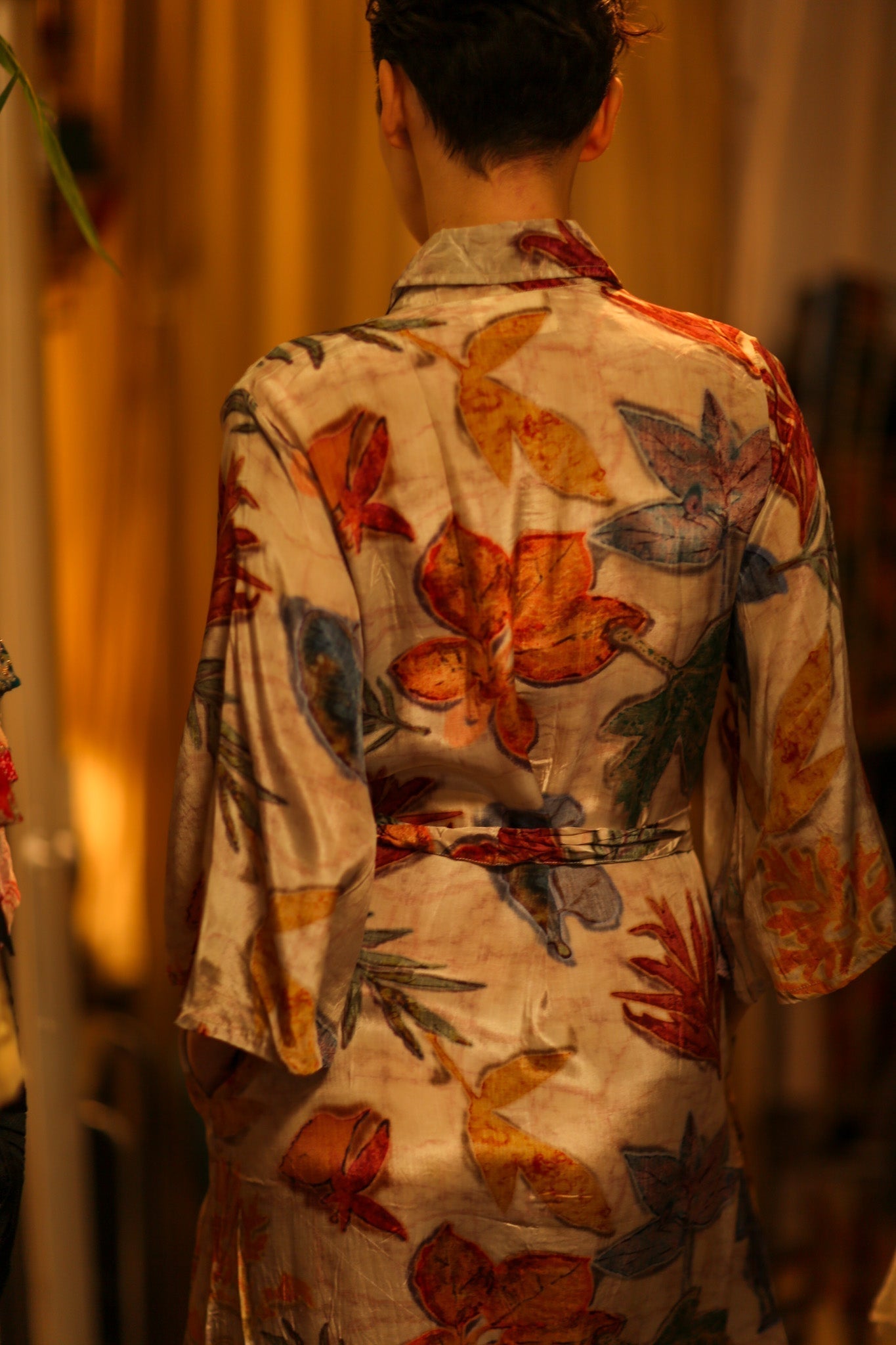 LEAF PRINTED BOTTOM DRESS - MOMO STUDIO BERLIN - Berlin Concept Store - sustainable & ethical fashion
