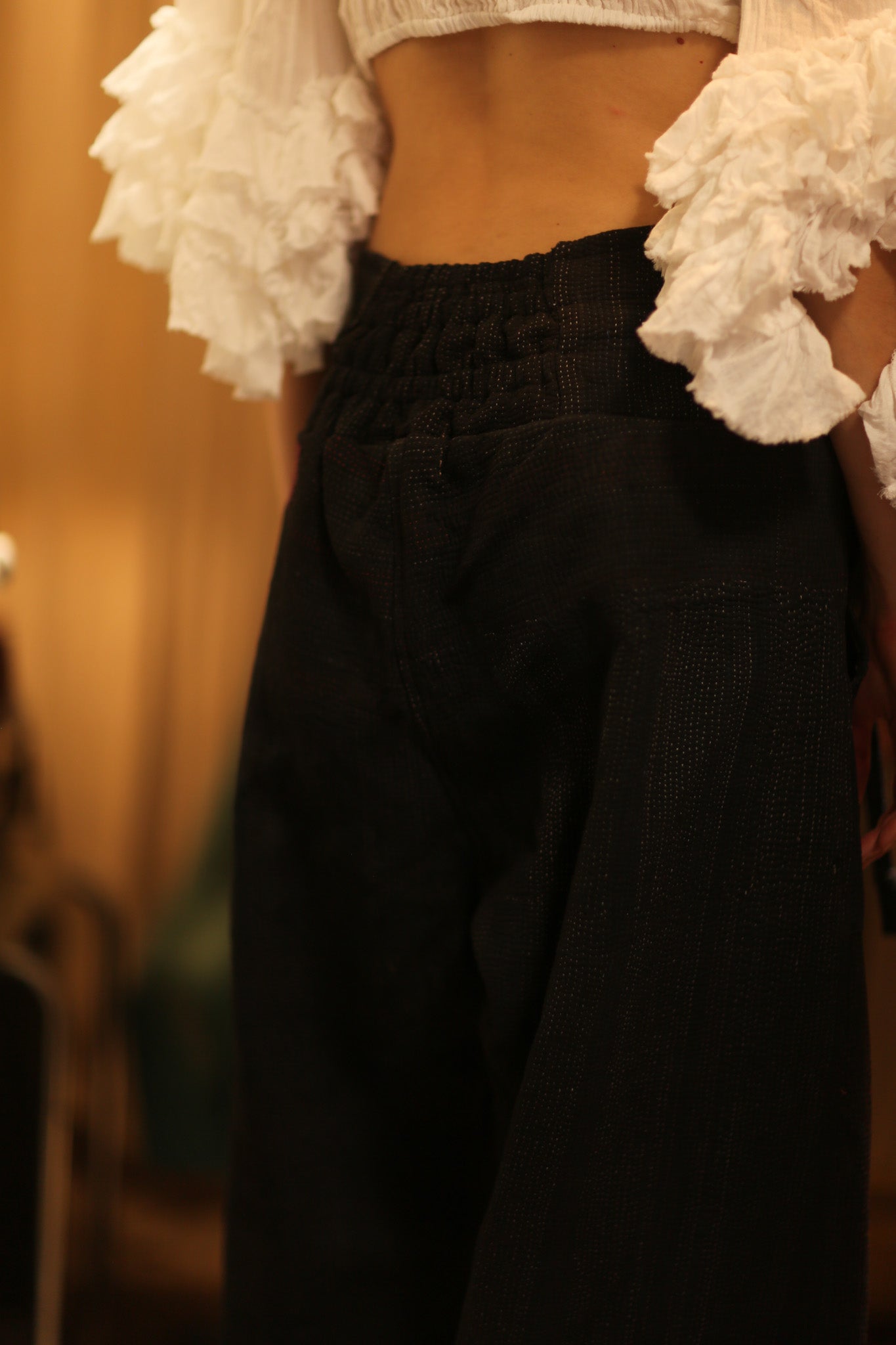 LENA KANTHA TROUSERS CHARCOAL - MOMO STUDIO BERLIN - Berlin Concept Store - sustainable & ethical fashion