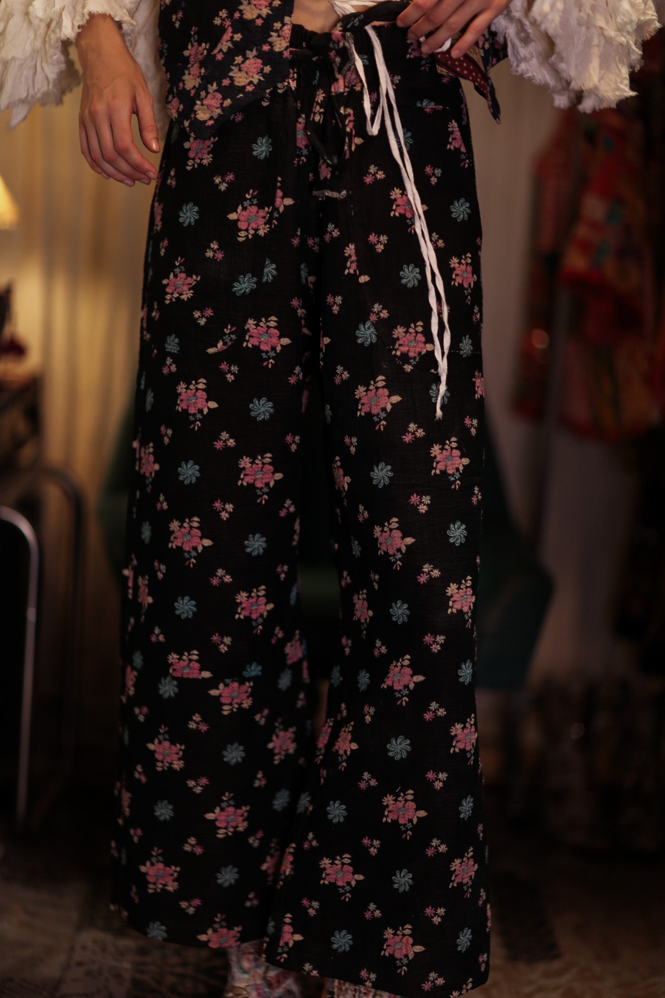 LENA KANTHA TROUSERS MINI BOUQUET - MOMO STUDIO BERLIN - Berlin Concept Store - sustainable & ethical fashion