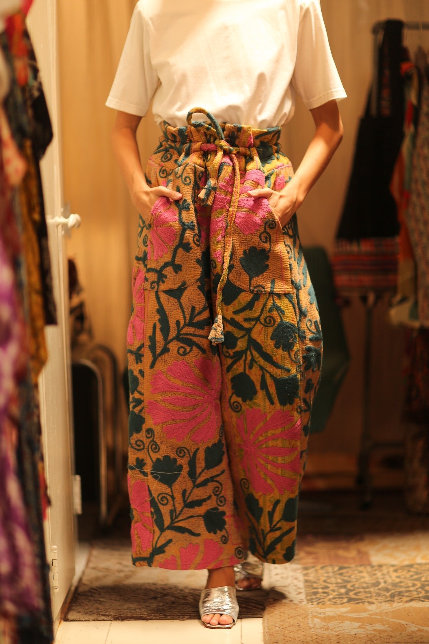 LENA KANTHA TROUSERS MUSTARD - MOMO STUDIO BERLIN - Berlin Concept Store - sustainable & ethical fashion