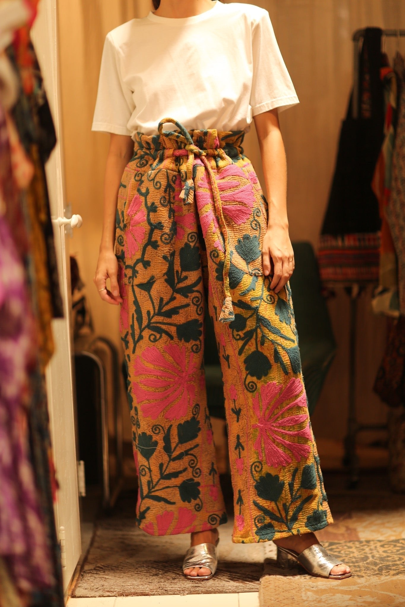 LENA KANTHA TROUSERS MUSTARD - MOMO STUDIO BERLIN - Berlin Concept Store - sustainable & ethical fashion
