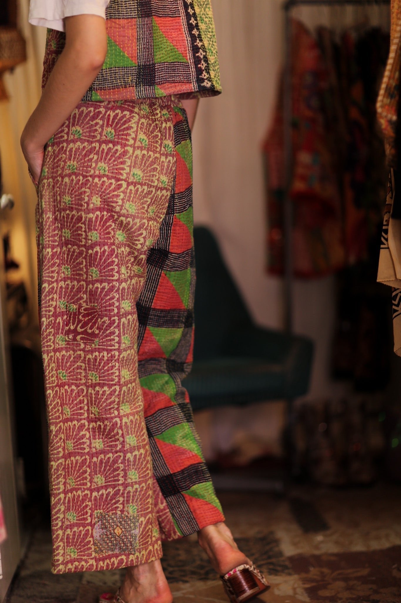 LENA KANTHA TROUSERS PRIMARY COLORS - MOMO STUDIO BERLIN - Berlin Concept Store - sustainable & ethical fashion