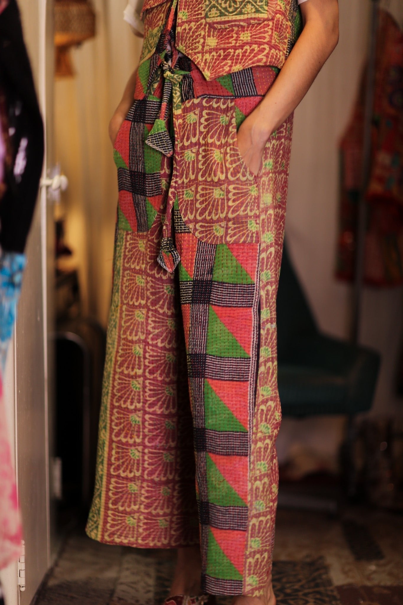 LENA KANTHA TROUSERS PRIMARY COLORS - MOMO STUDIO BERLIN - Berlin Concept Store - sustainable & ethical fashion