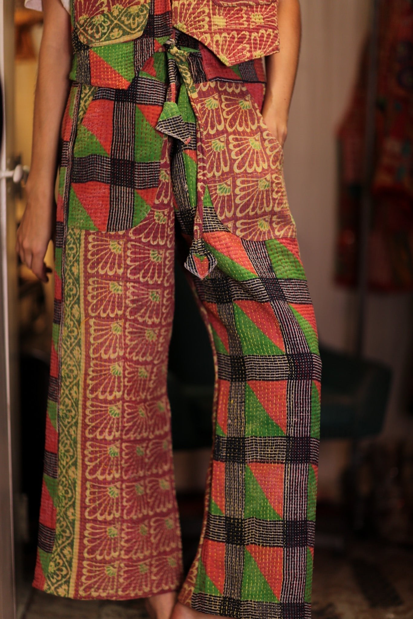 LENA KANTHA TROUSERS PRIMARY COLORS - MOMO STUDIO BERLIN - Berlin Concept Store - sustainable & ethical fashion