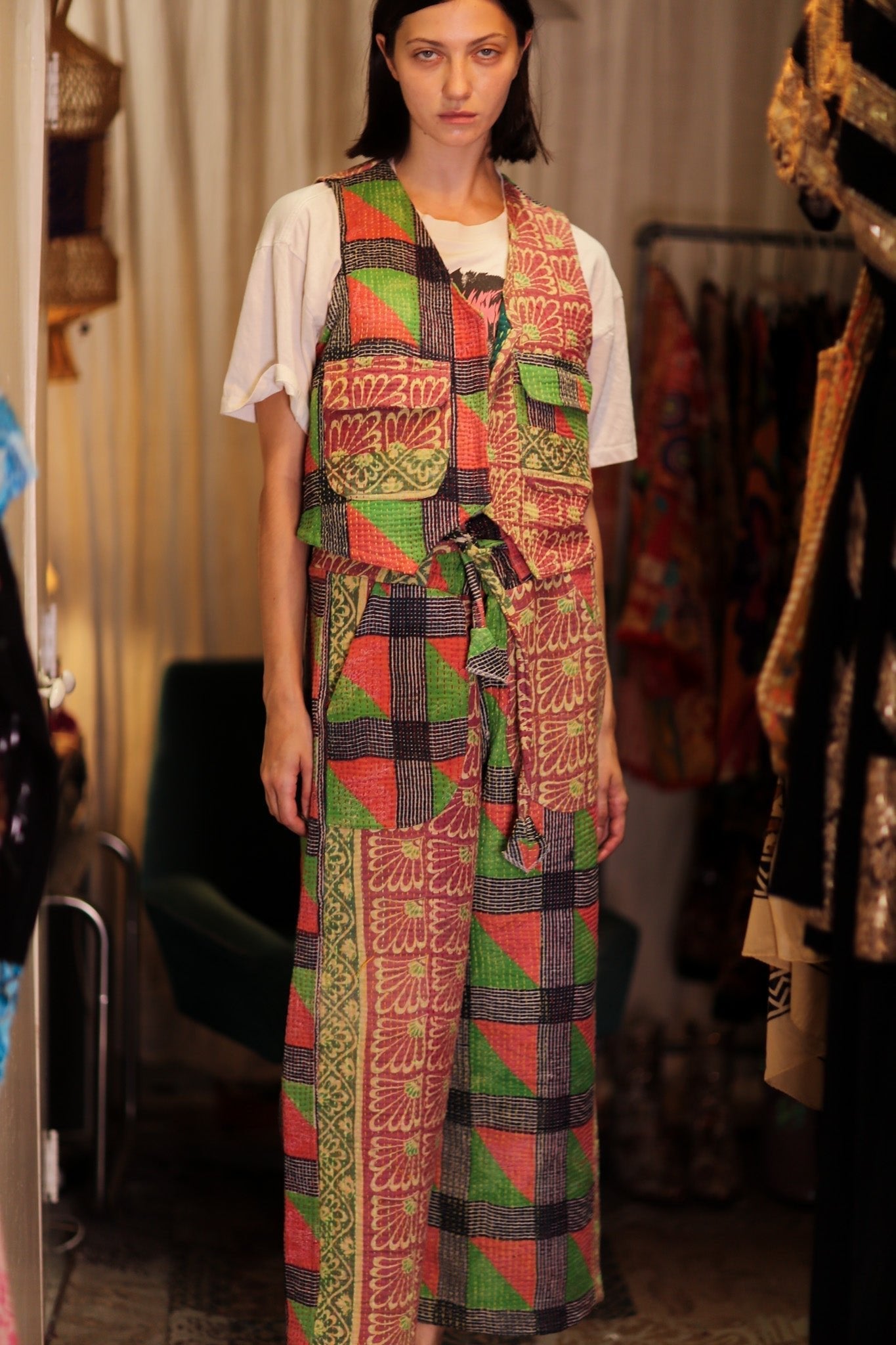 LENA KANTHA TROUSERS PRIMARY COLORS - MOMO STUDIO BERLIN - Berlin Concept Store - sustainable & ethical fashion