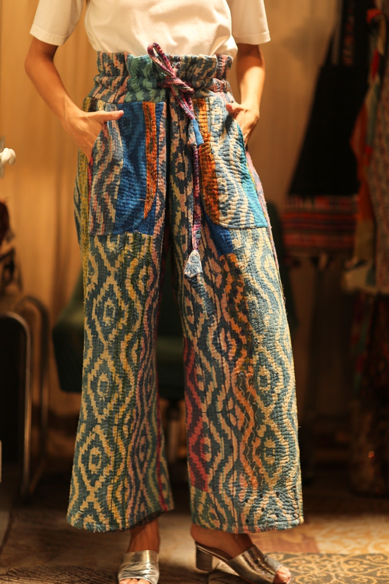 LENA KANTHA TROUSERS RAINBOW - MOMO STUDIO BERLIN - Berlin Concept Store - sustainable & ethical fashion