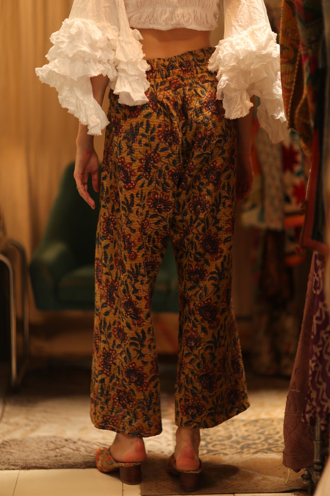 LENA KANTHA TROUSERS YELLOW - MOMO STUDIO BERLIN - Berlin Concept Store - sustainable & ethical fashion