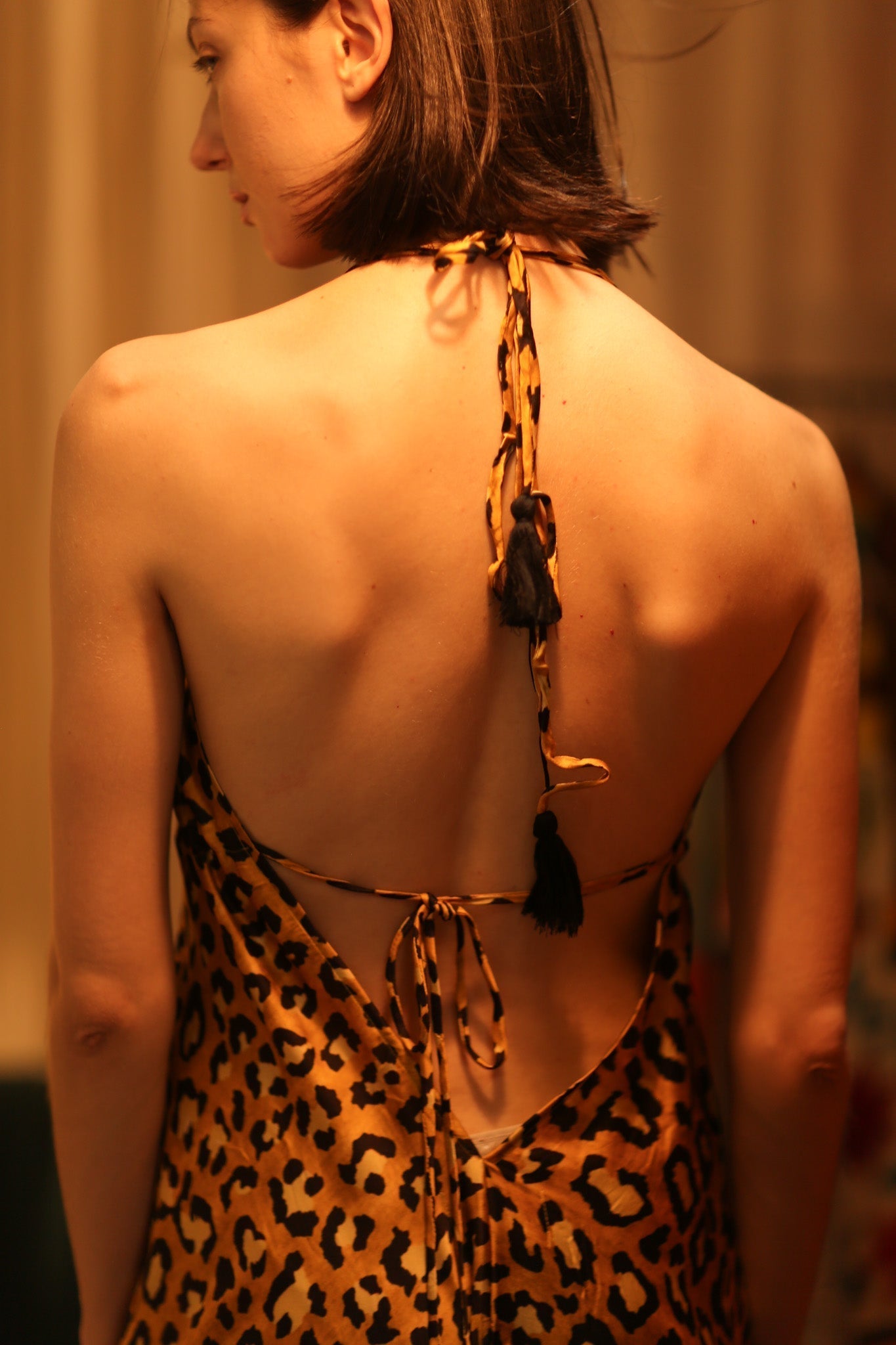 LEO PRINT DRESS HANNAH - MOMO STUDIO BERLIN - Berlin Concept Store - sustainable & ethical fashion
