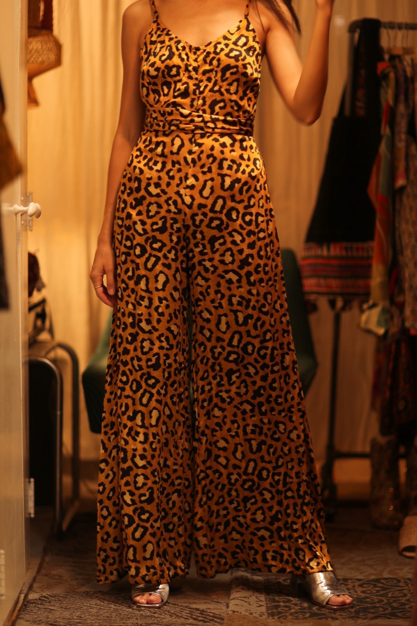 LEO PRINT SILK JUMPSUIT NEIS - MOMO STUDIO BERLIN - Berlin Concept Store - sustainable & ethical fashion