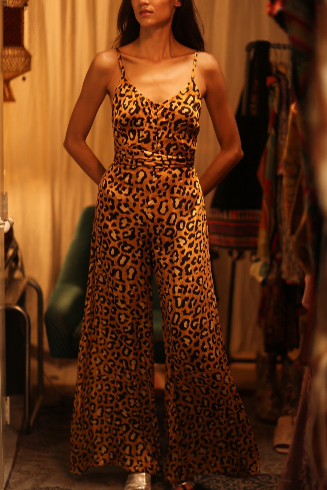 LEO PRINT SILK JUMPSUIT NEIS - MOMO STUDIO BERLIN - Berlin Concept Store - sustainable & ethical fashion