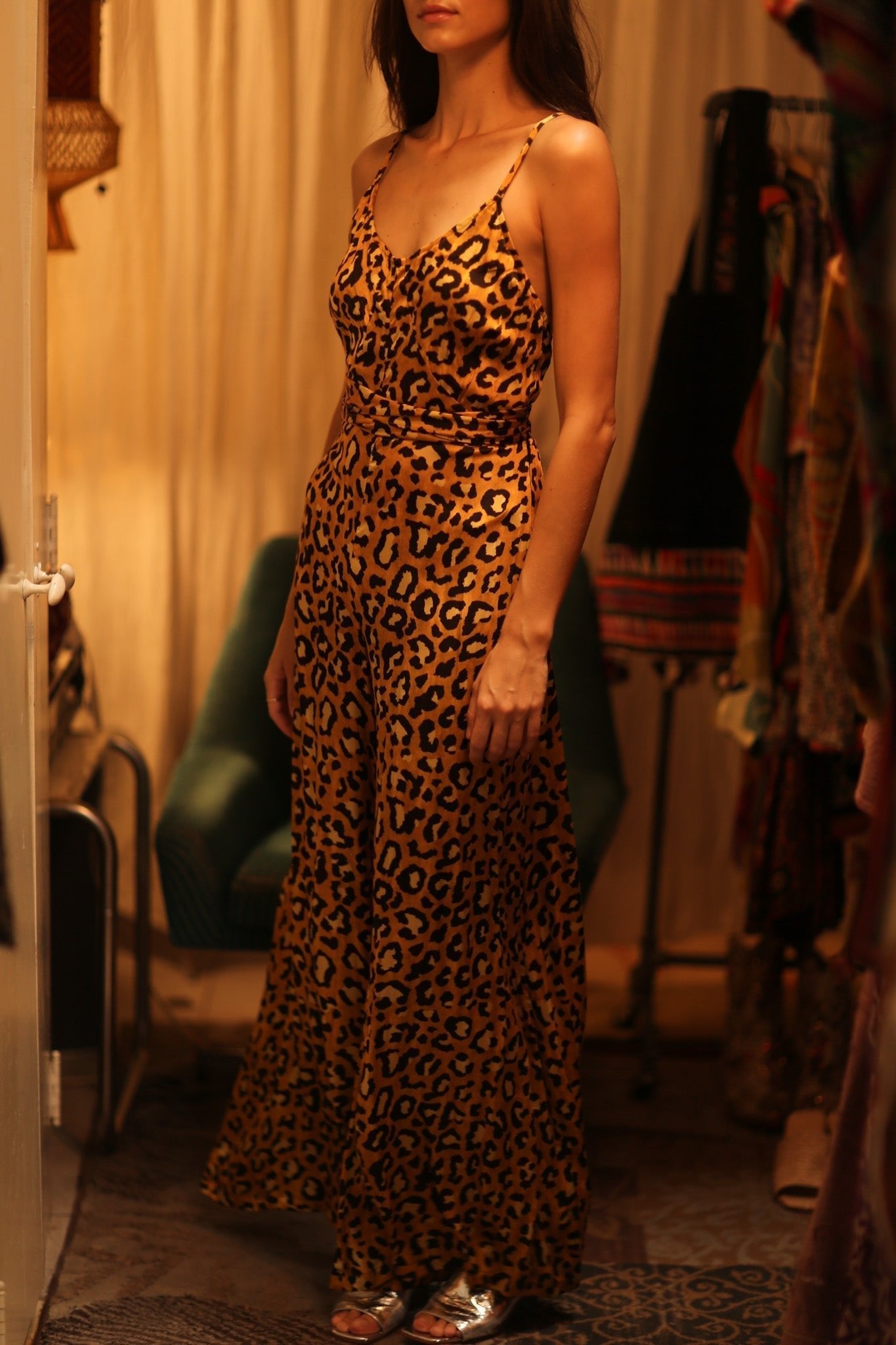 LEO PRINT SILK JUMPSUIT NEIS - MOMO STUDIO BERLIN - Berlin Concept Store - sustainable & ethical fashion